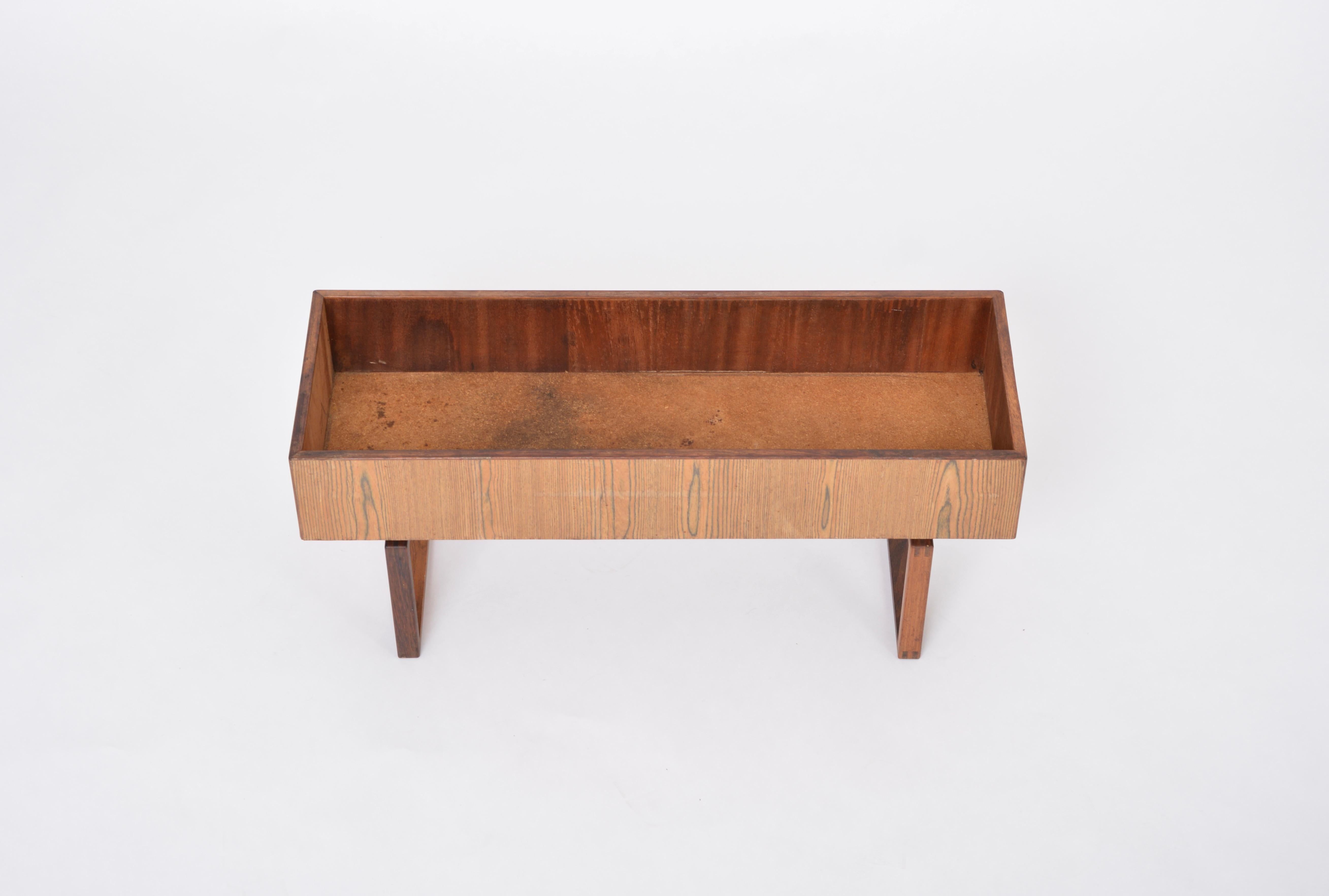 20th Century Elegant Danish Midcentury Wooden Planter Box