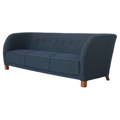 Elegant Danish Three Seat Sofa