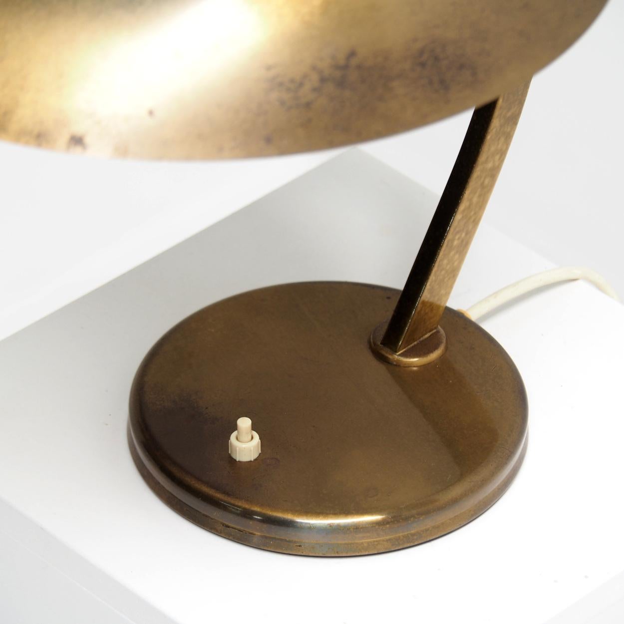 Laiton Elegant Desk- or Table Lamp desigend by Josef Brumberg en vente