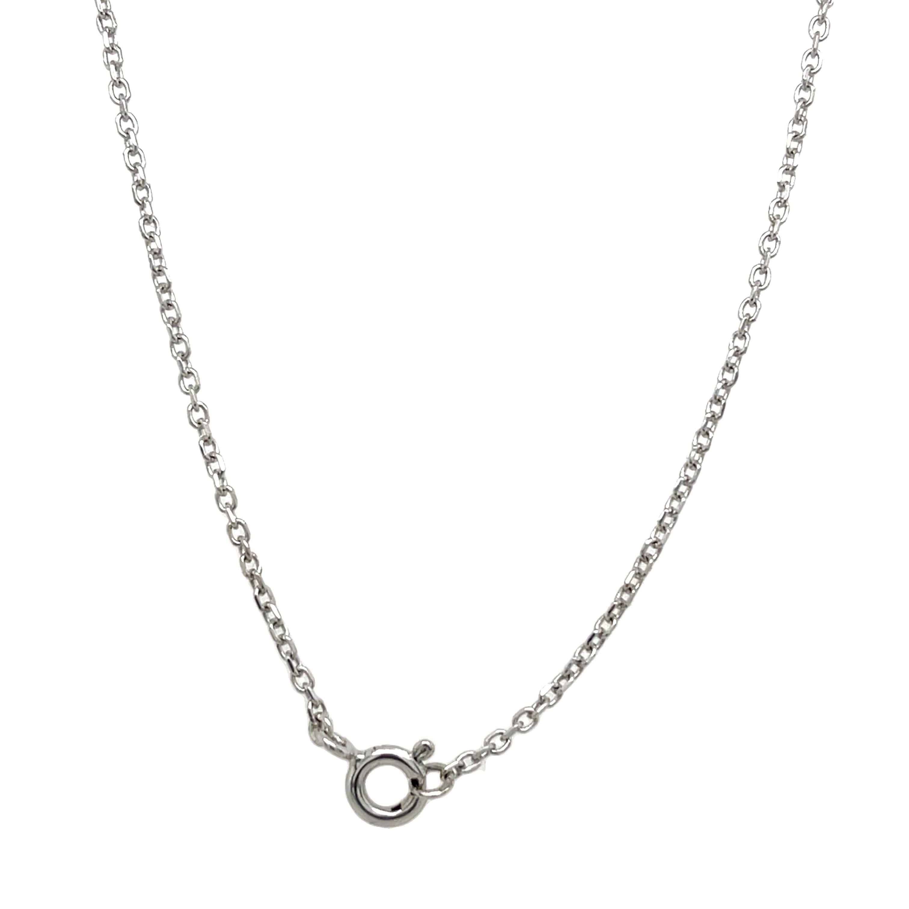 De las mujeres Elegante Colgante Círculo de la Vida de Diamantes en Oro Blanco de 18 ct en venta