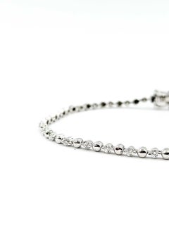 Elegantes Diamant-Tennisarmband aus 14k Weißgold