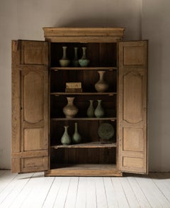 Elegant Early 18th century Regence Cabinet in bleached oak