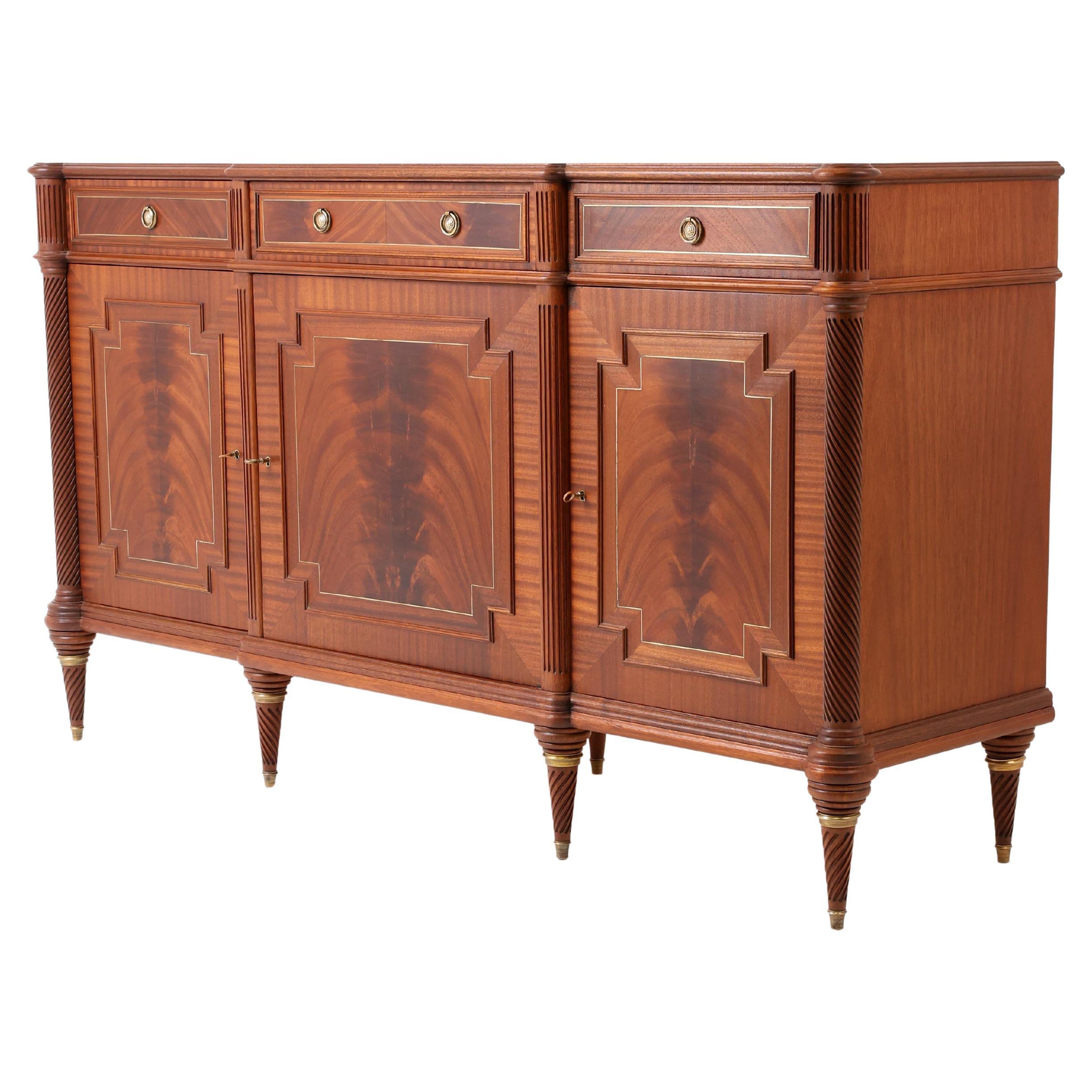 Elegant buffet en acajou du début du 20e siècle