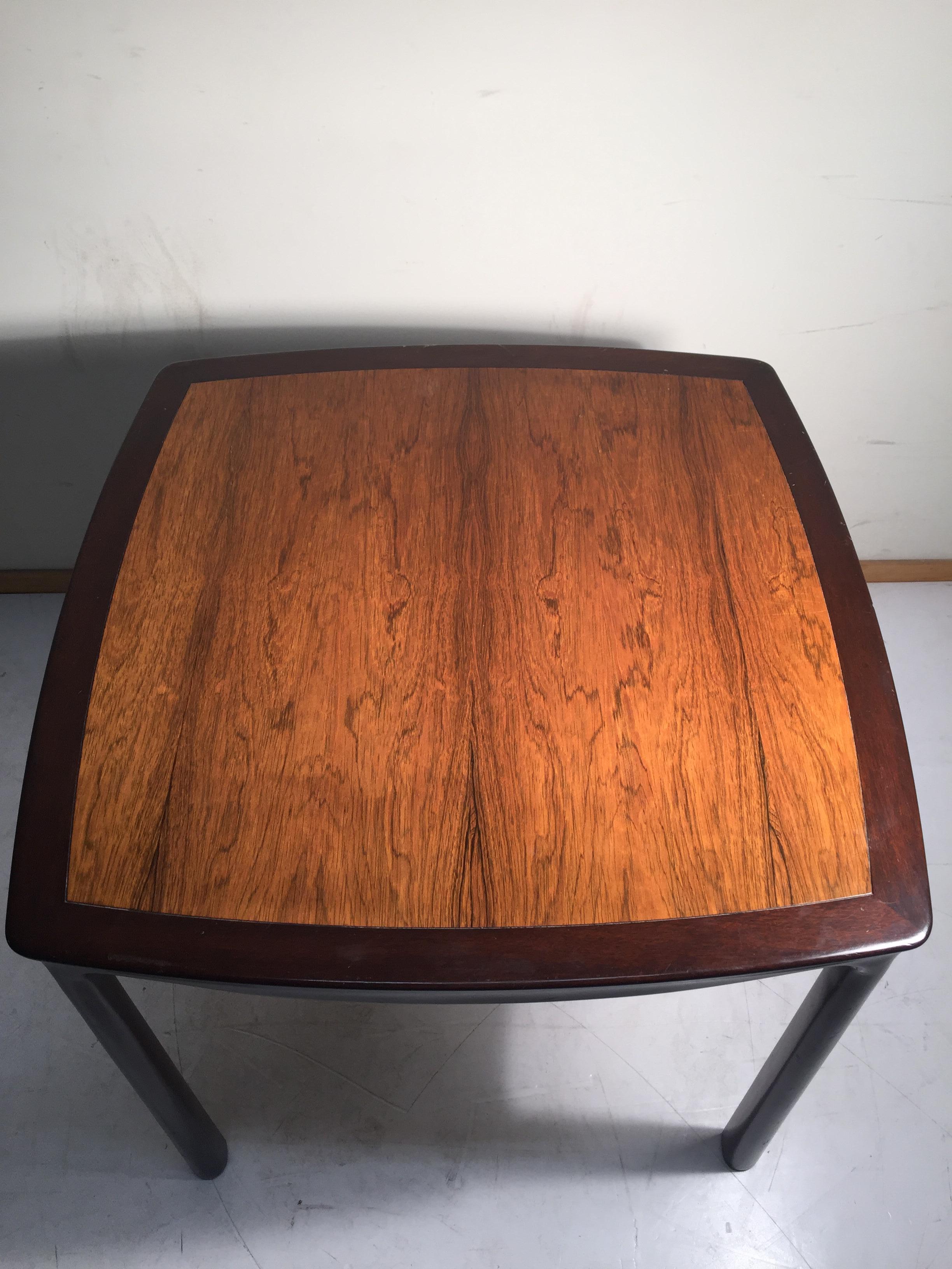 Elegant Edward Wormley Dinette Table in Rosewood for Dunbar 4