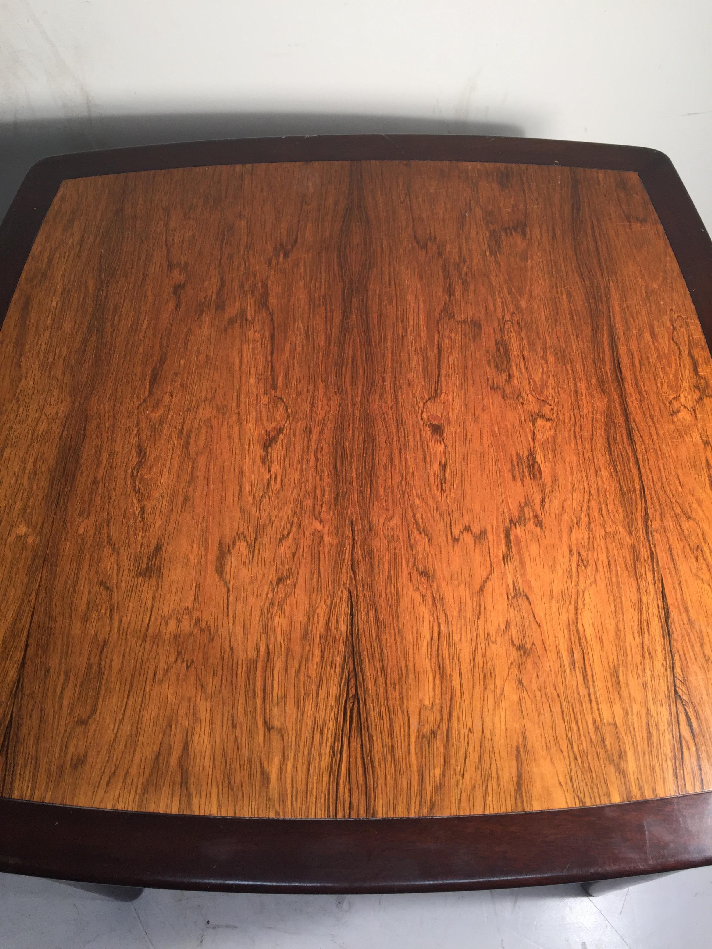 Elegant Edward Wormley Dinette Table in Rosewood for Dunbar 5