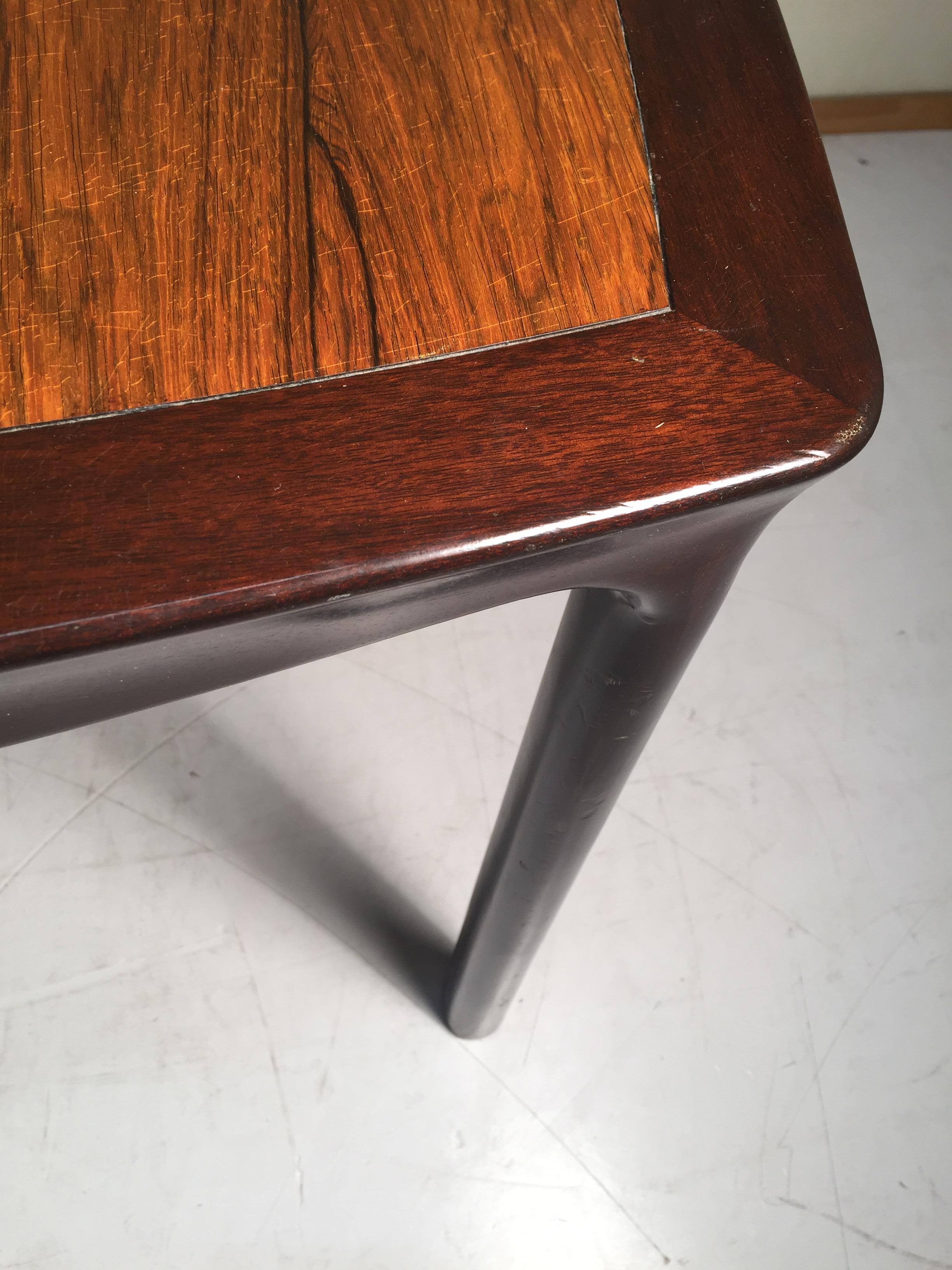 Elegant Edward Wormley Dinette Table in Rosewood for Dunbar 6