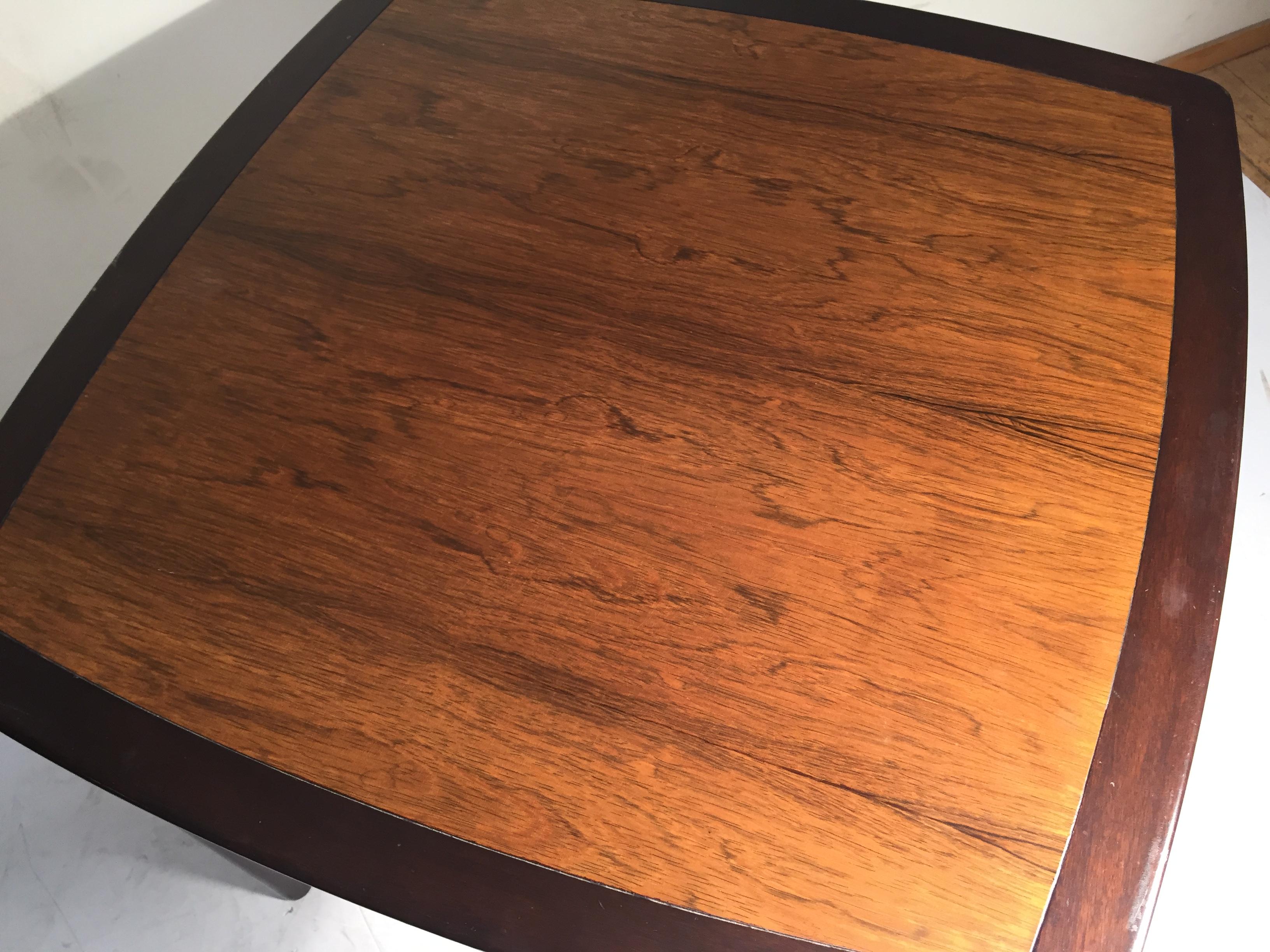 American Elegant Edward Wormley Dinette Table in Rosewood for Dunbar