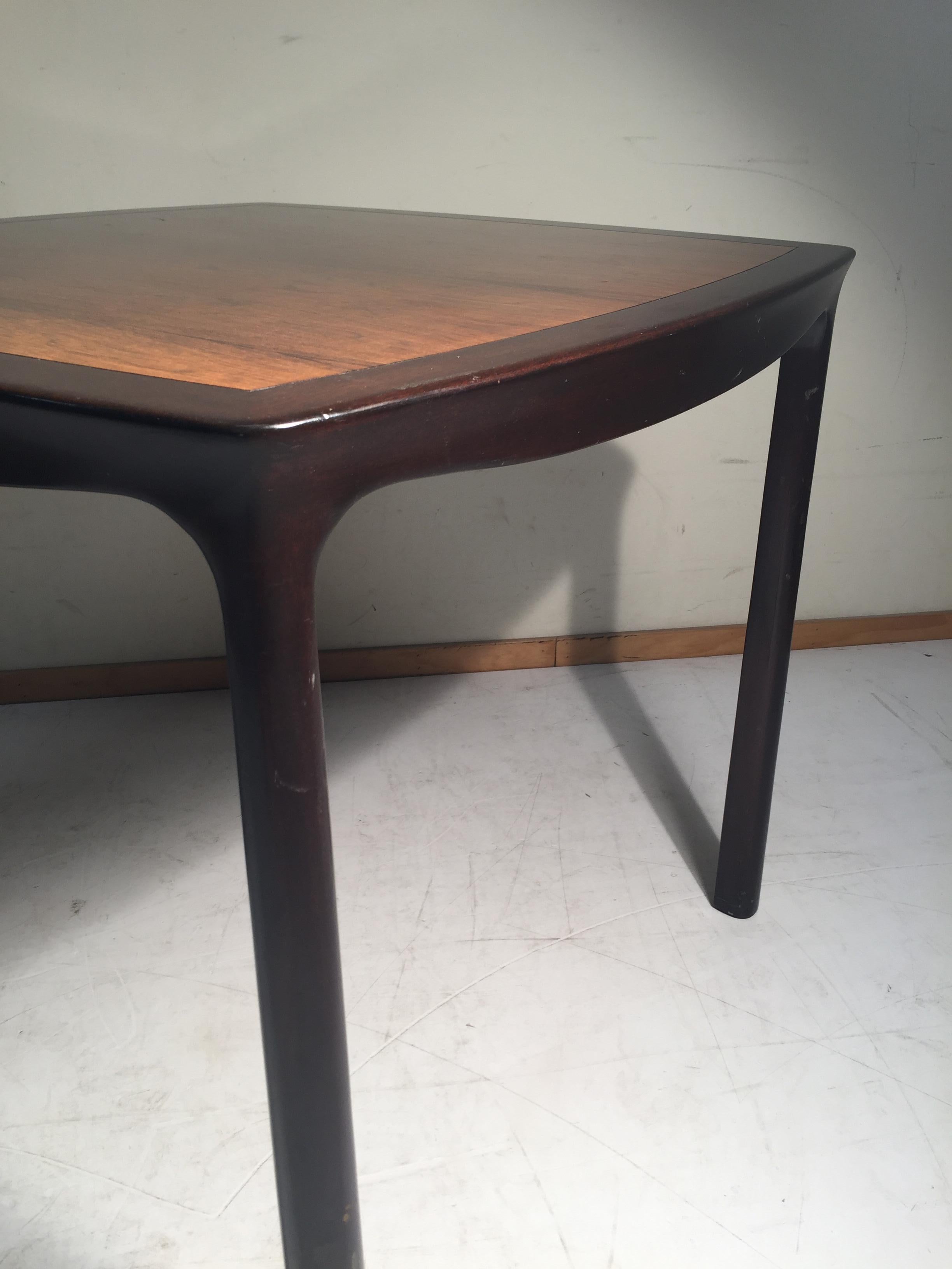 Wood Elegant Edward Wormley Dinette Table in Rosewood for Dunbar