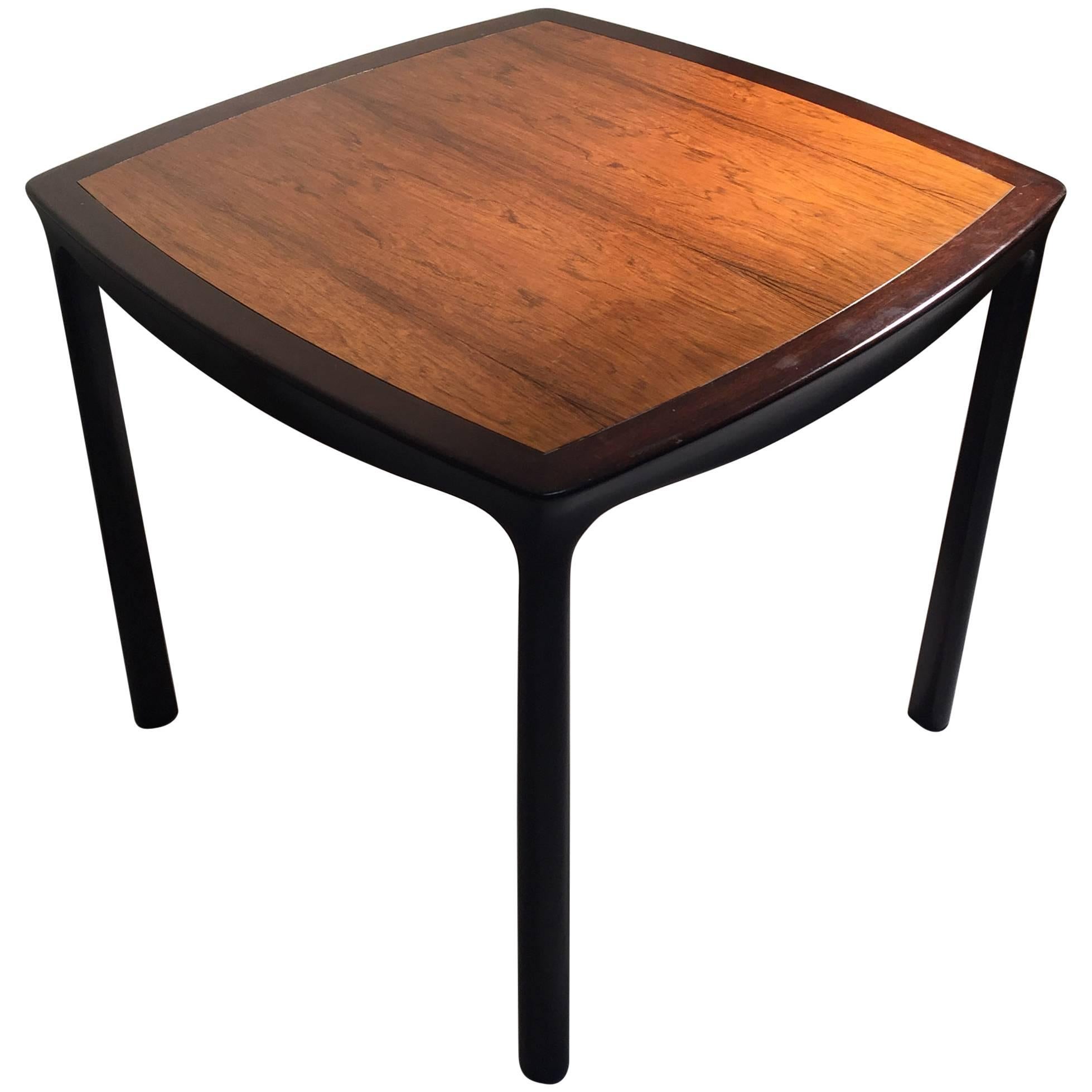 Elegant Edward Wormley Dinette Table in Rosewood for Dunbar