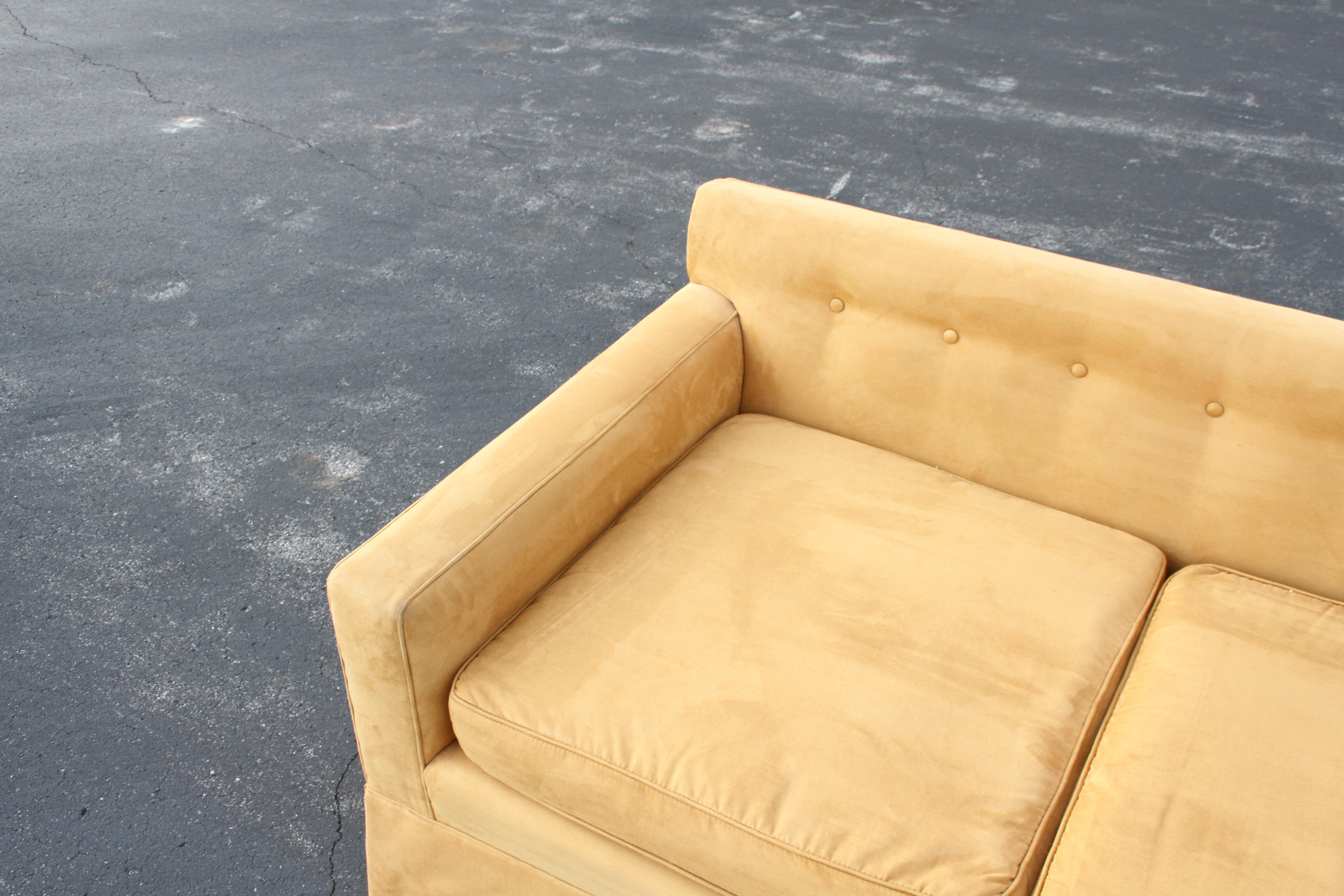 Elegant Edward Wormley for Dunbar Mid-Century Modern Down Cushion Sofa 9