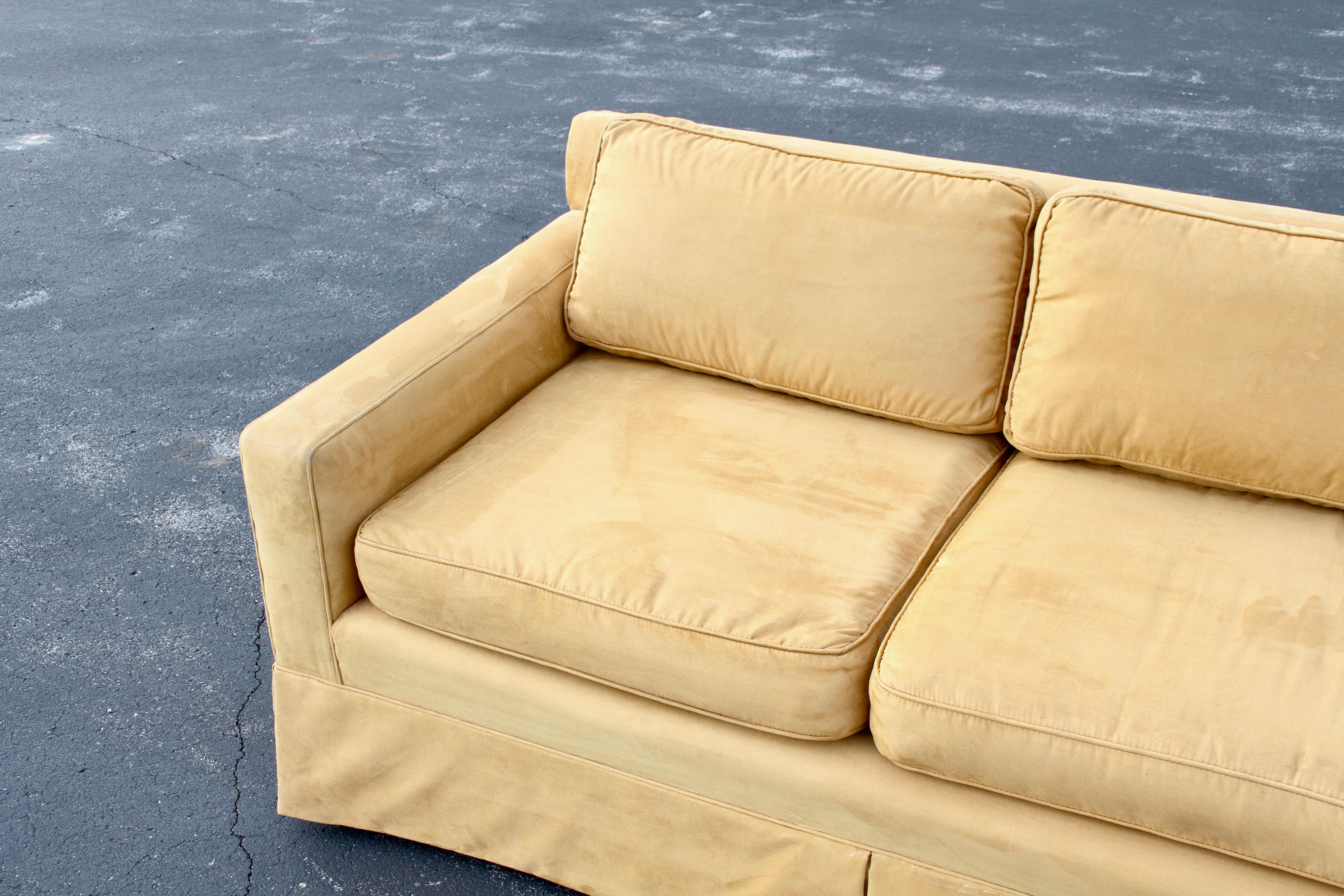 Elegant Edward Wormley for Dunbar Mid-Century Modern Down Cushion Sofa 10