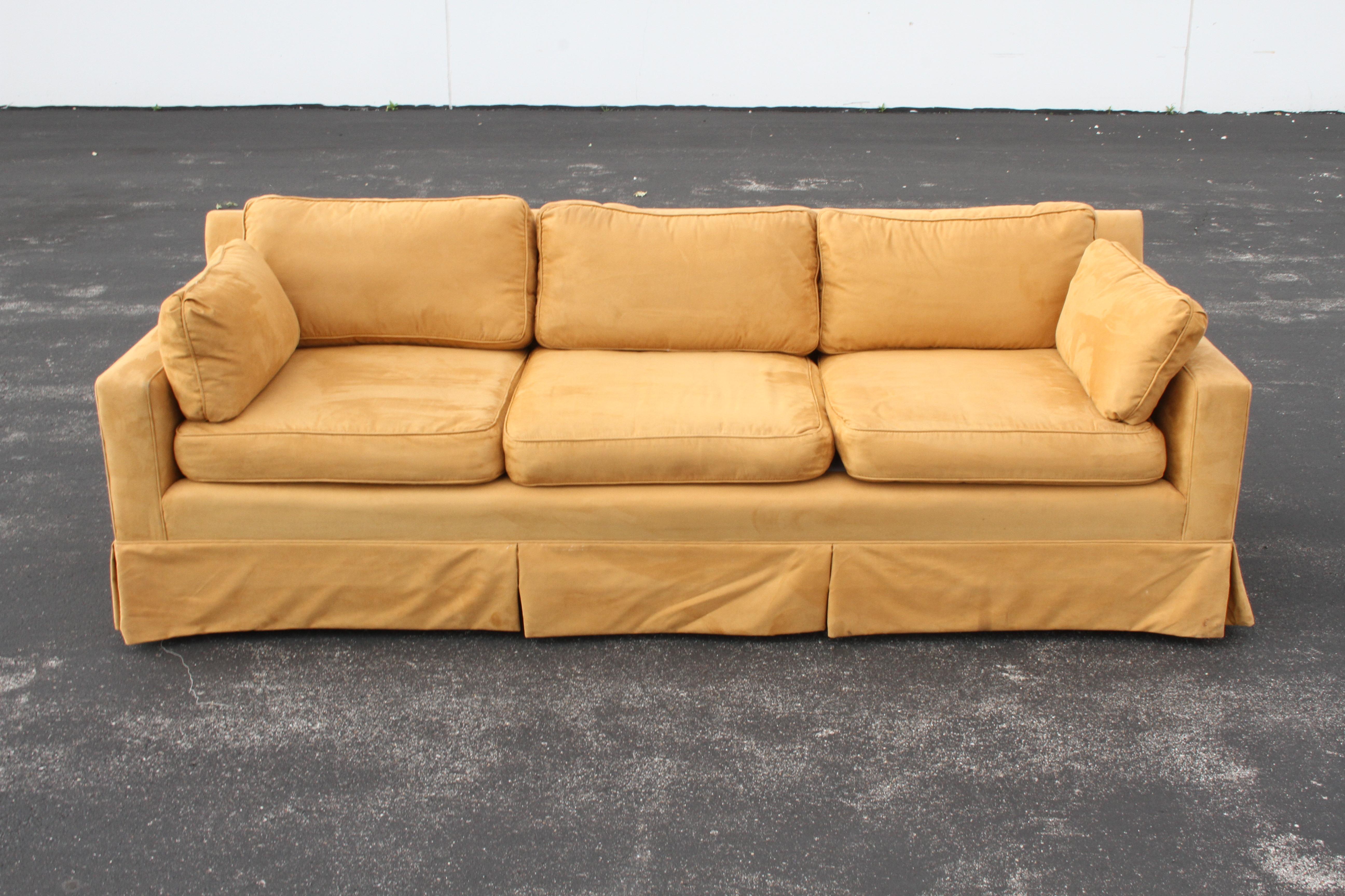 American Elegant Edward Wormley for Dunbar Mid-Century Modern Down Cushion Sofa
