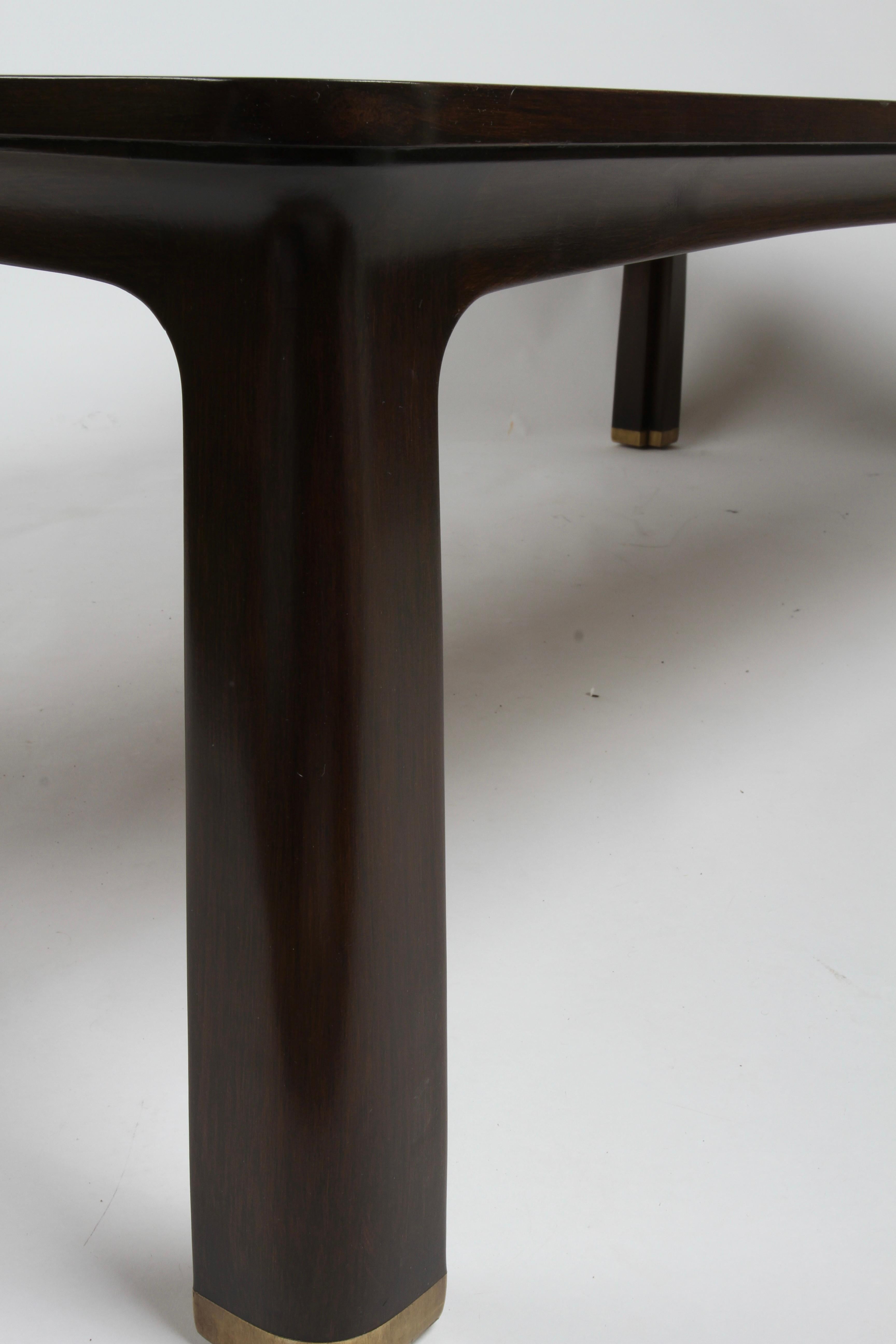 Elegant Edward Wormley for Dunbar Rectangular Cocktail Table with Carpathian Elm 4