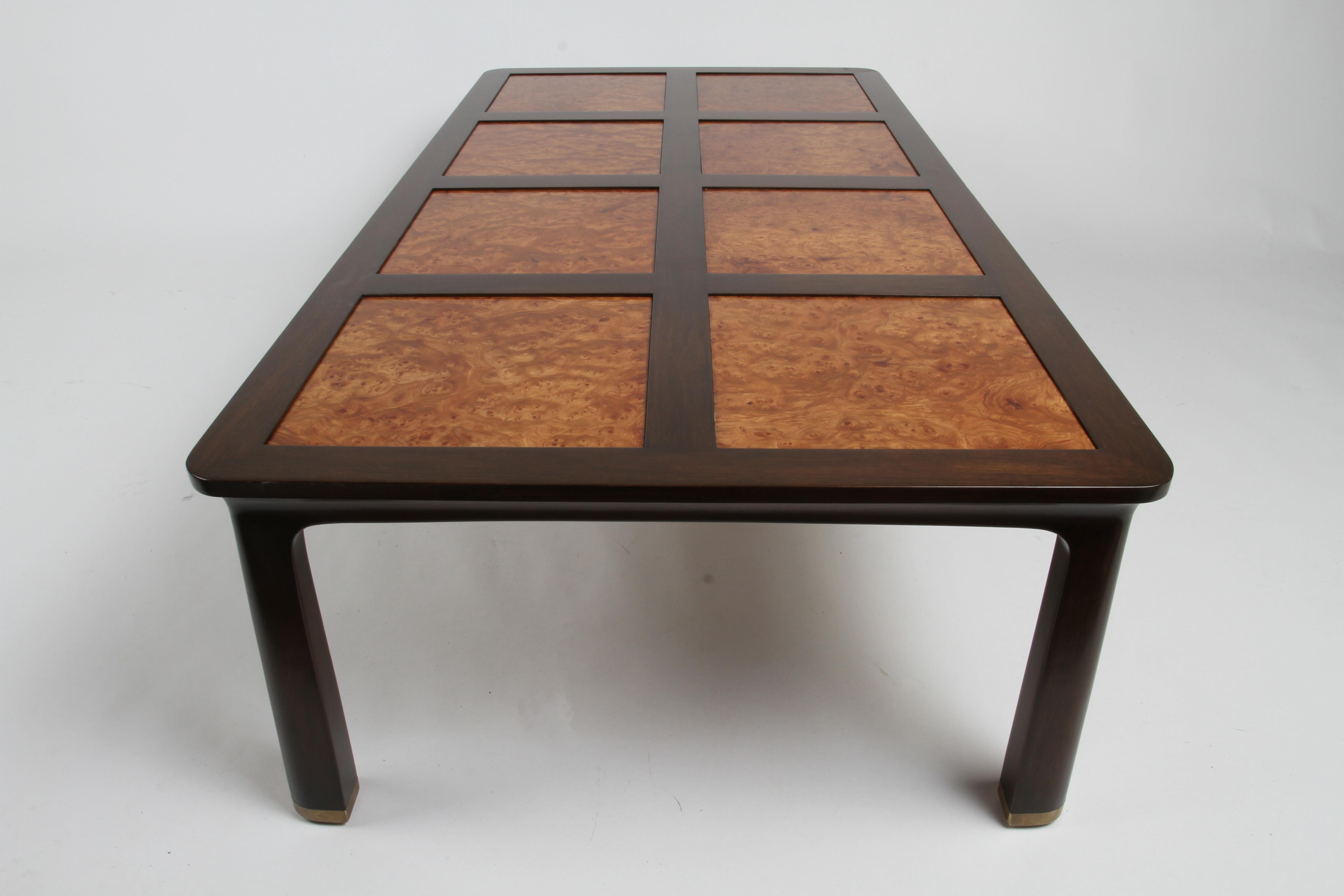 Elegant Edward Wormley for Dunbar Rectangular Cocktail Table with Carpathian Elm 6