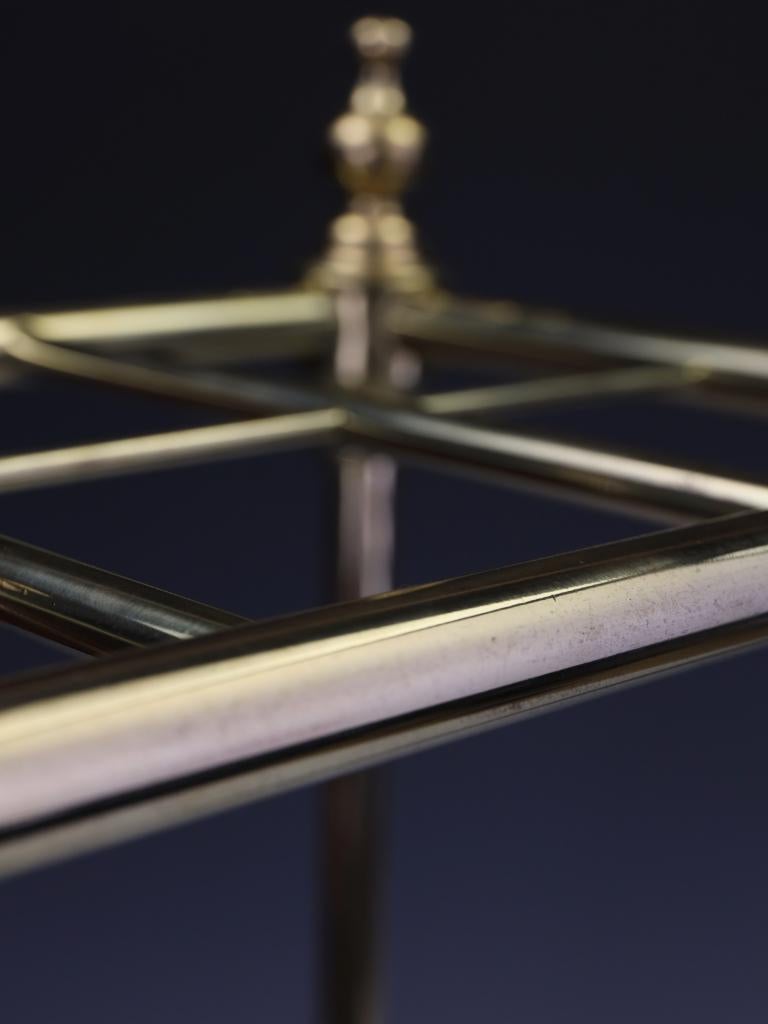 Elegant Edwardian Brass Umbrella / Stick Stand c 1900 For Sale 1