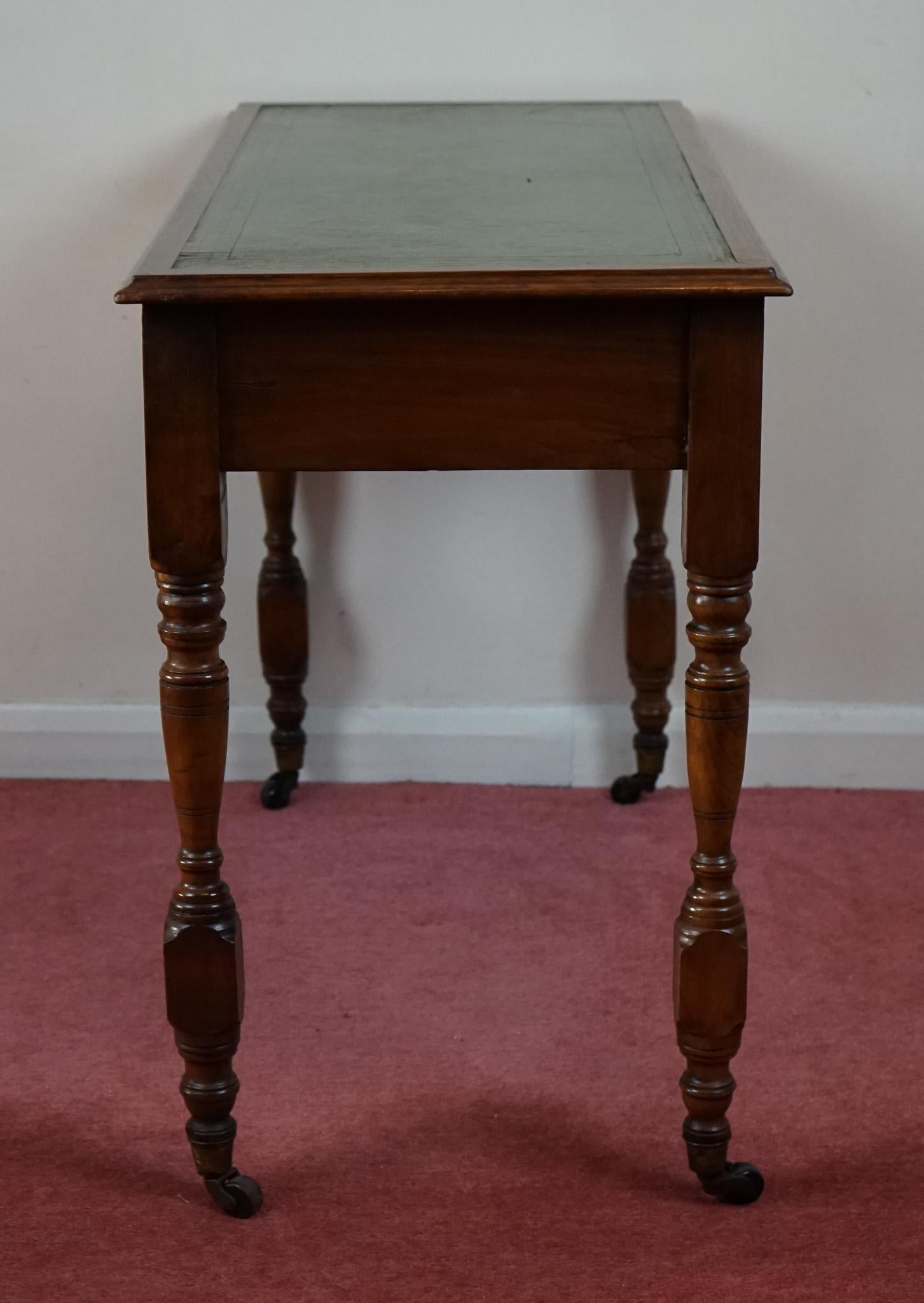 British Elegant Edwardian Mahogany Antique Writing Table