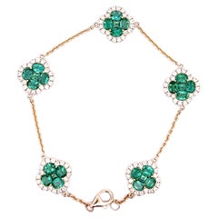 Elegant Emerald Bracelet