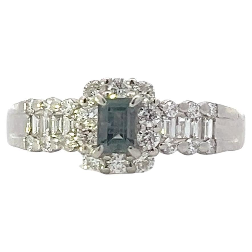 Elegant Emerald Cut Diamond Ring