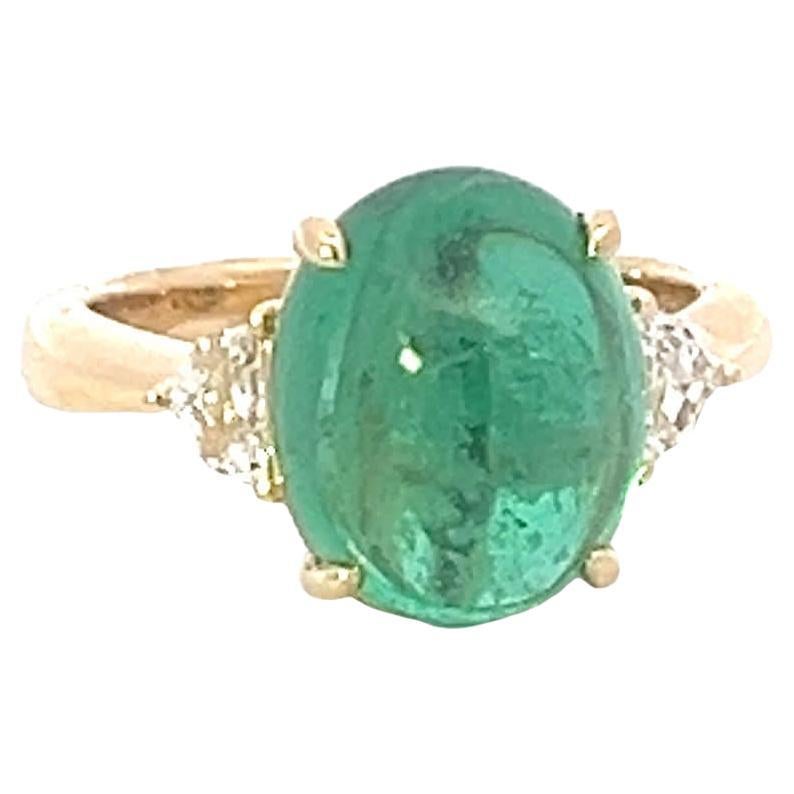 Eleganter Smaragdring