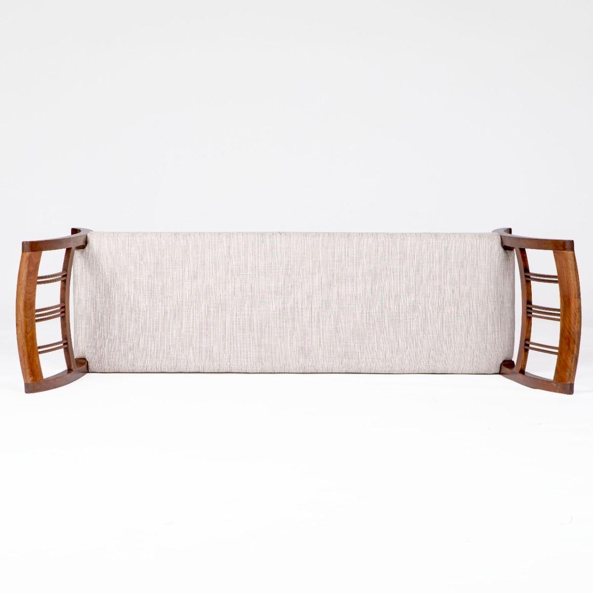 Banc Empire élégant en acajou Bon état - En vente à Kastrup, DK