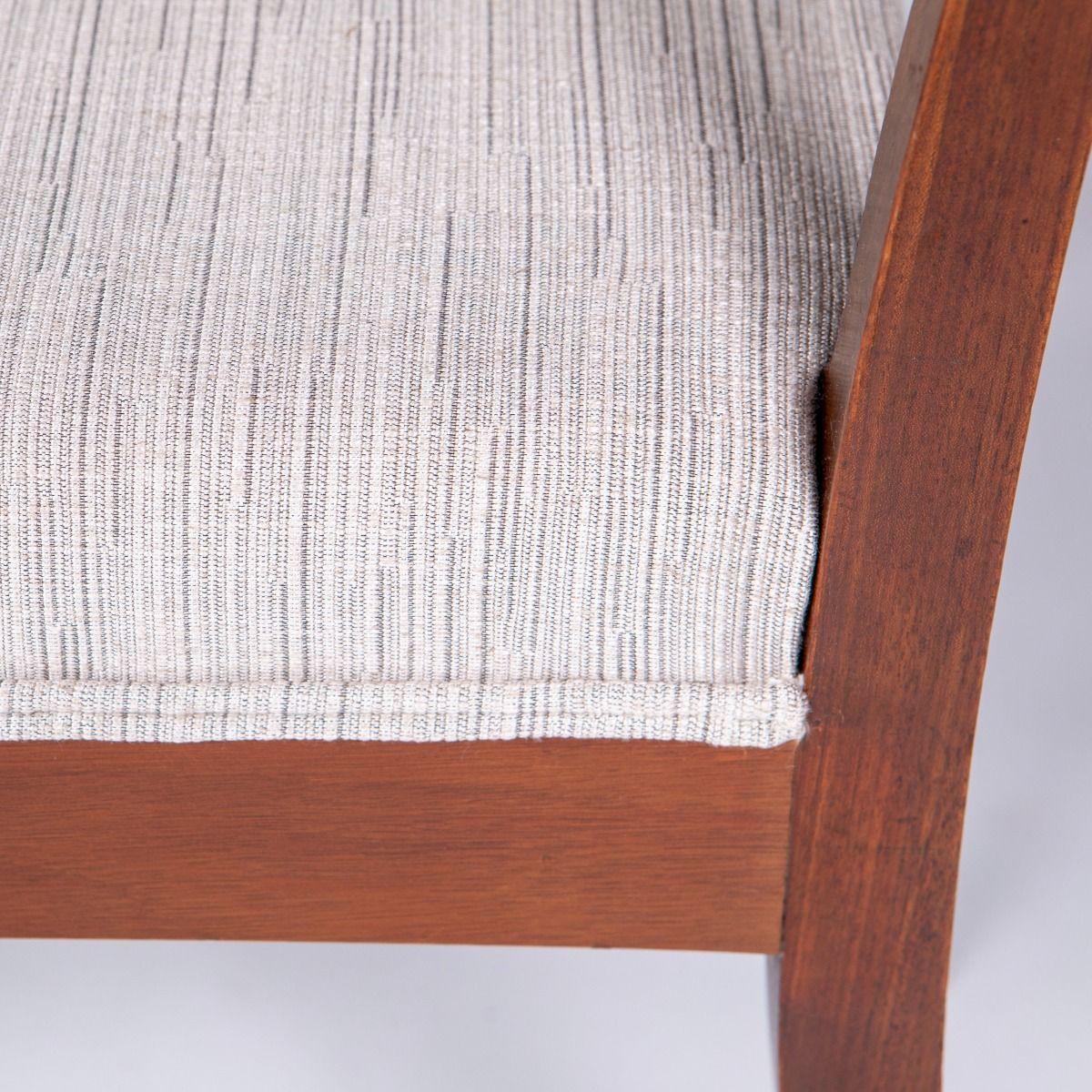 Banc Empire élégant en acajou en vente 2