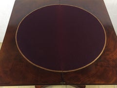 Empire Period 19th Century Rosewood Card Table English