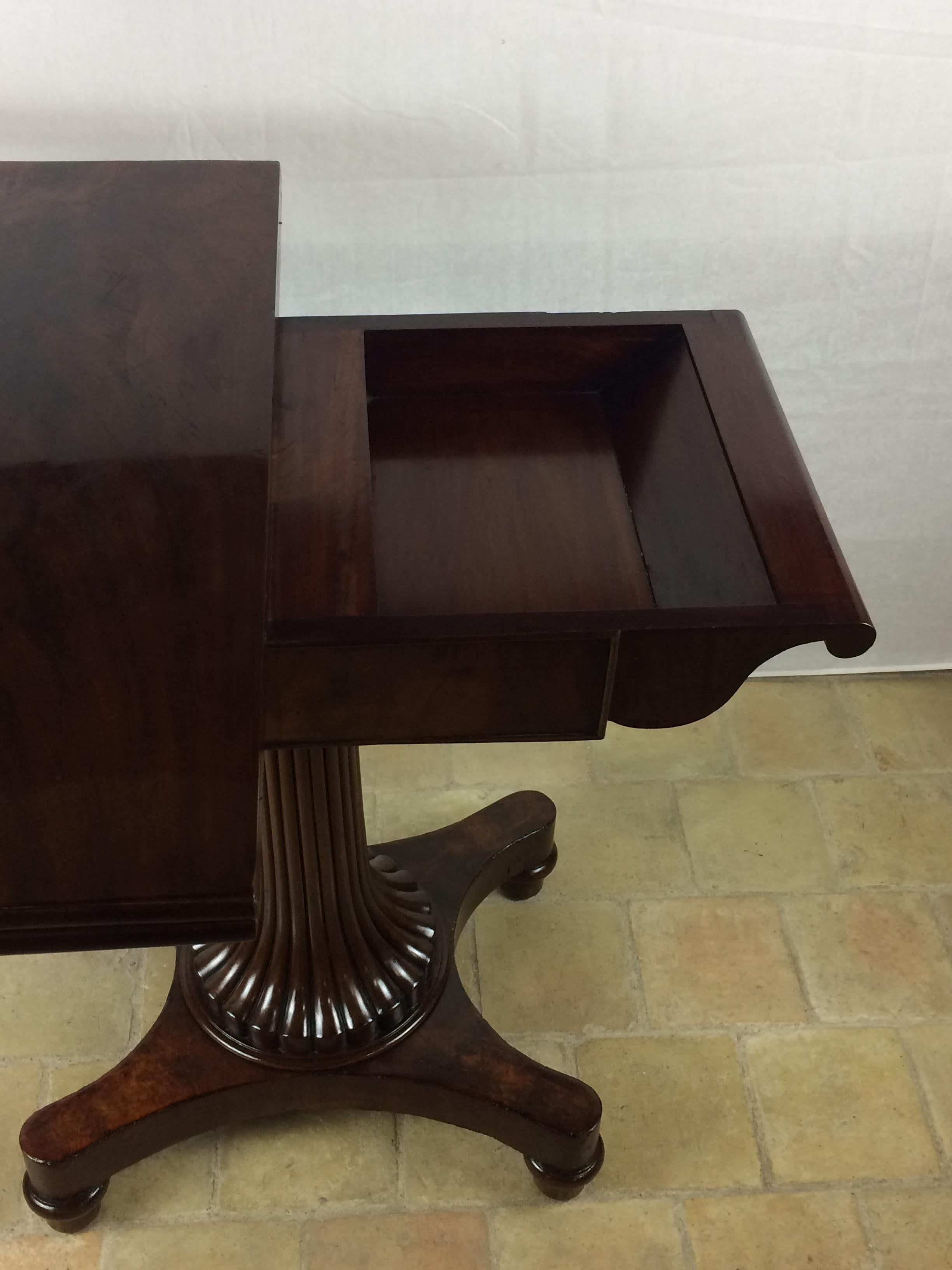 Empire Period 19th Century Rosewood Card Table English For Sale 5