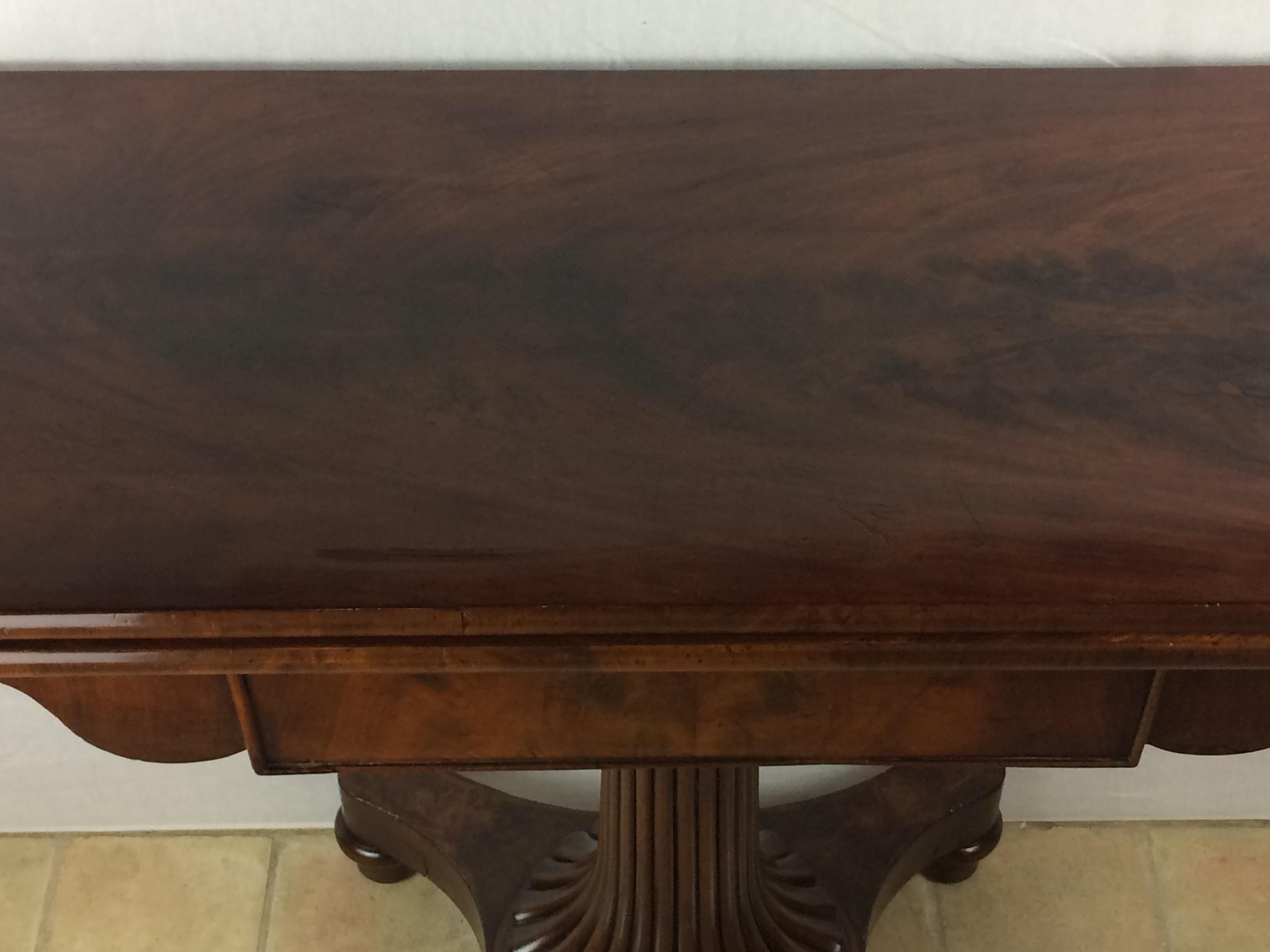 Empire Period 19th Century Rosewood Card Table English For Sale 7