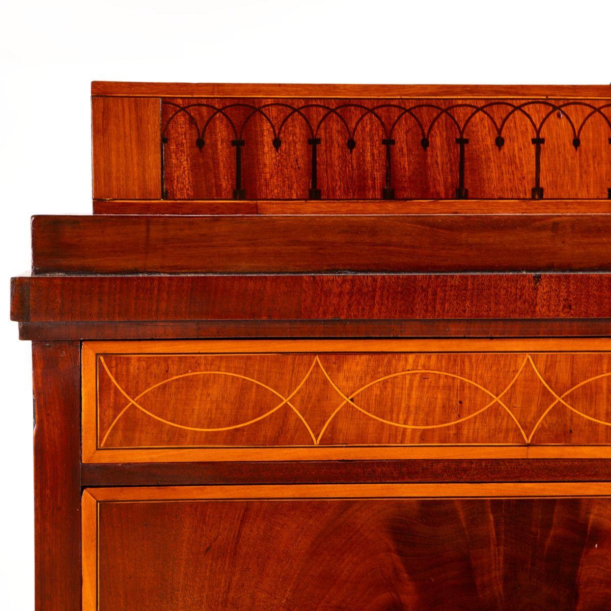 Eleganter Empire-Sekretär / Bureau, Kopenhagen 1810 (19. Jahrhundert) im Angebot