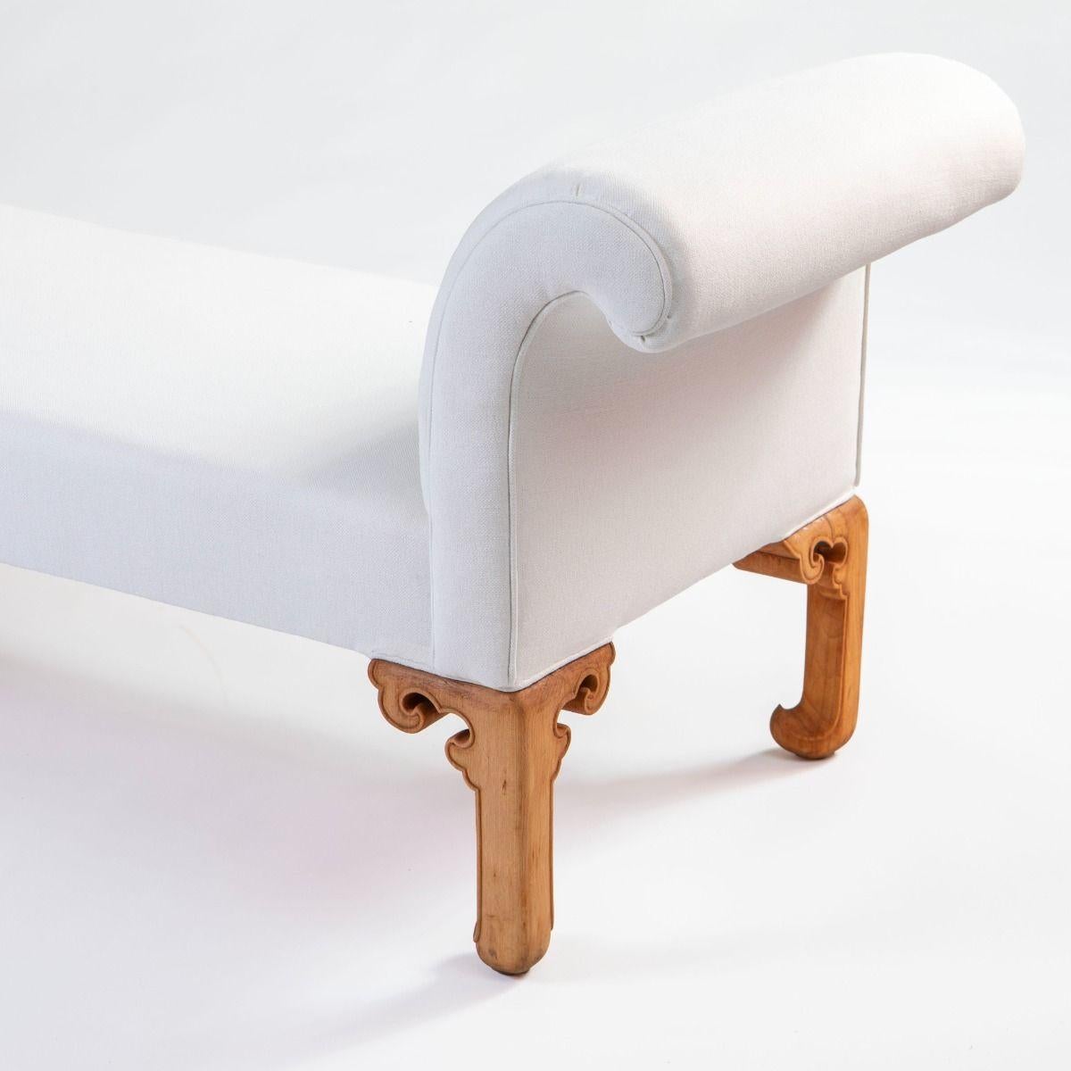 Tessuto Elegante letto da giorno inglese in stile Ming Ming in vendita