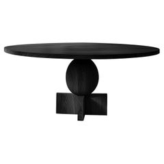 Elegante Entretenimiento, Mesas de Comedor de Zócalo, Obra Maestra de Madera Maciza nº 35