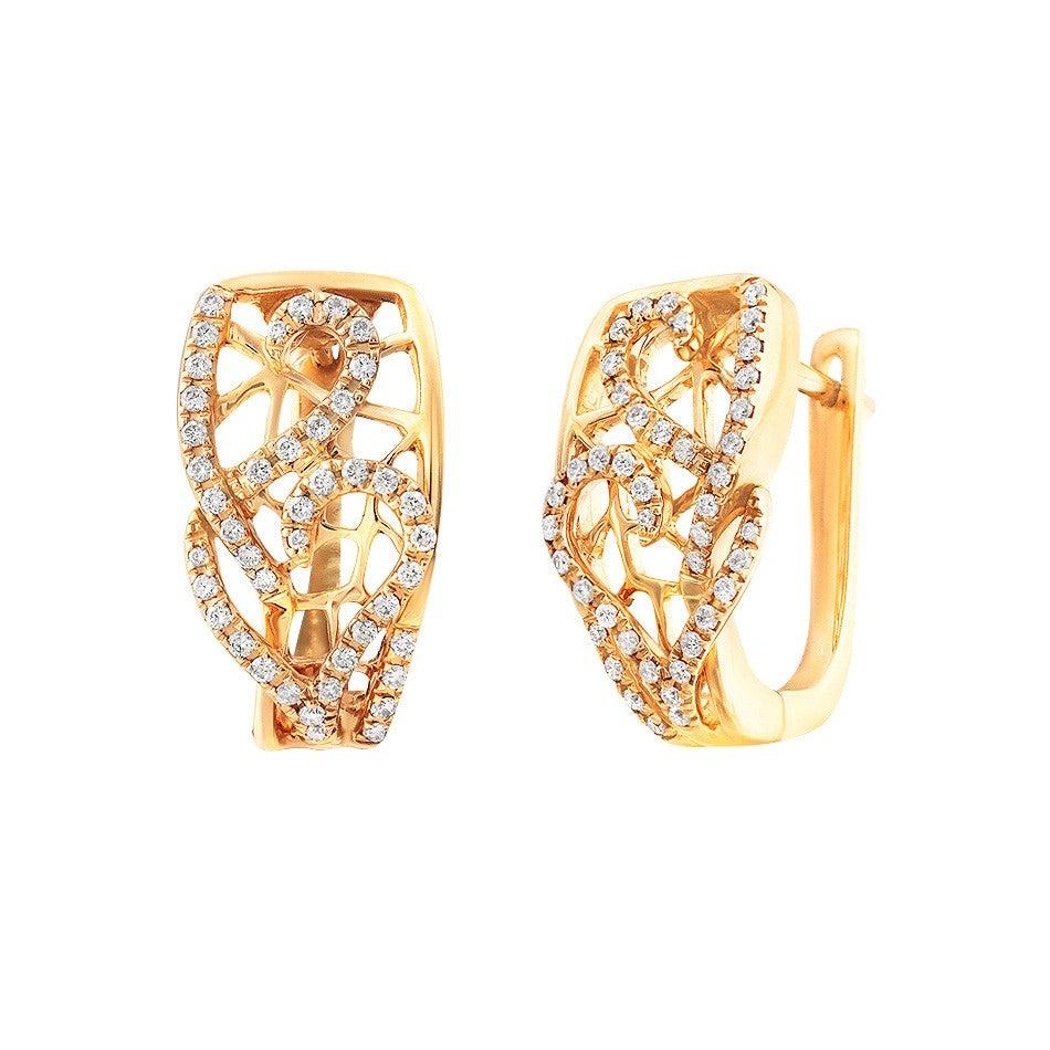 For Sale:  Elegant Fine Jewellery White Diamond Yellow Gold Ring 3