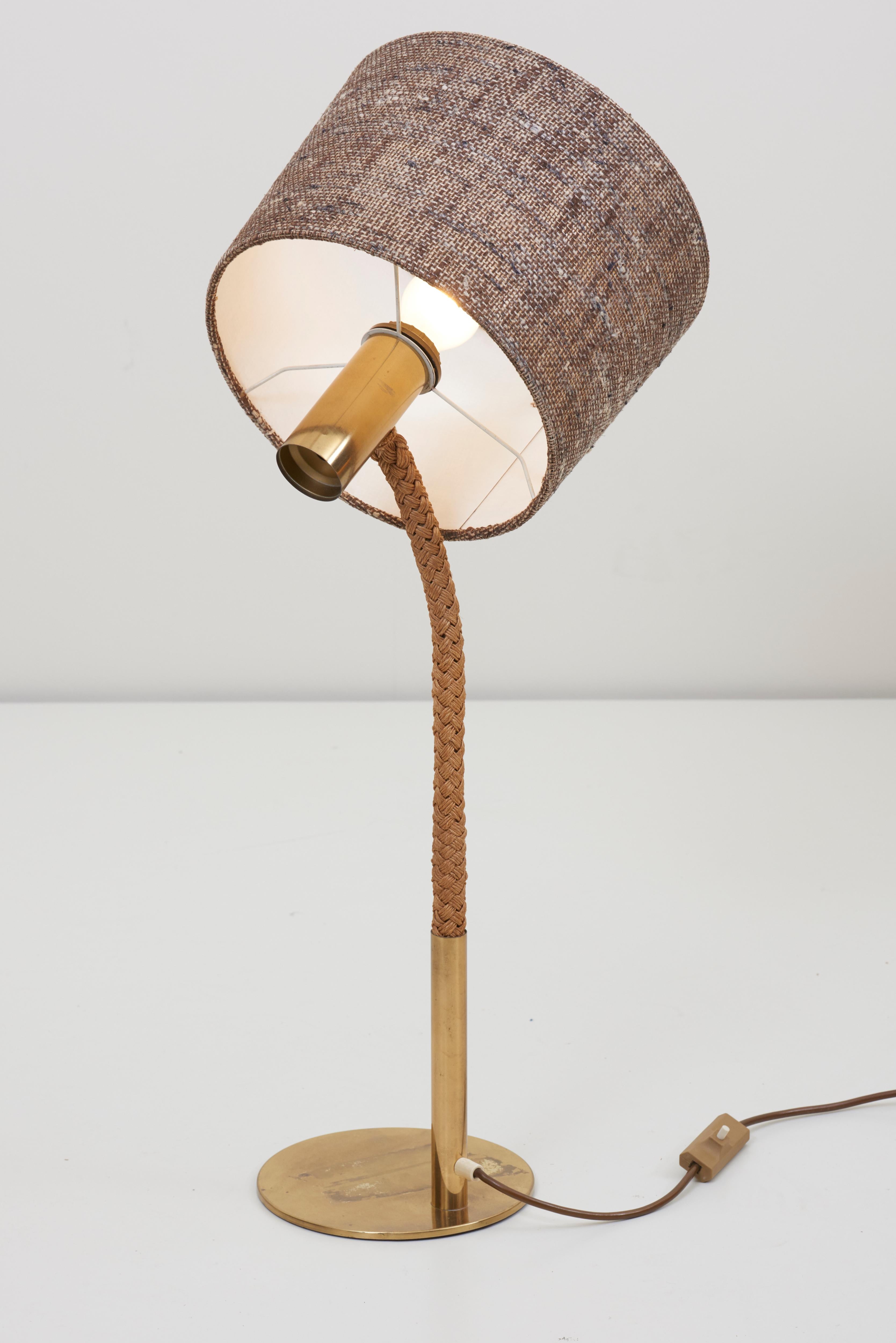 Elegant Fine Rope Table Lamp in Style of Adrien Audoux For Sale 5
