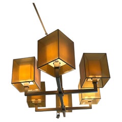 Elegant Five Rivers Fine Art Contemporary Chandelier