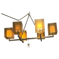 Elegant Five Rivers Fine Art Contemporary Chandelier