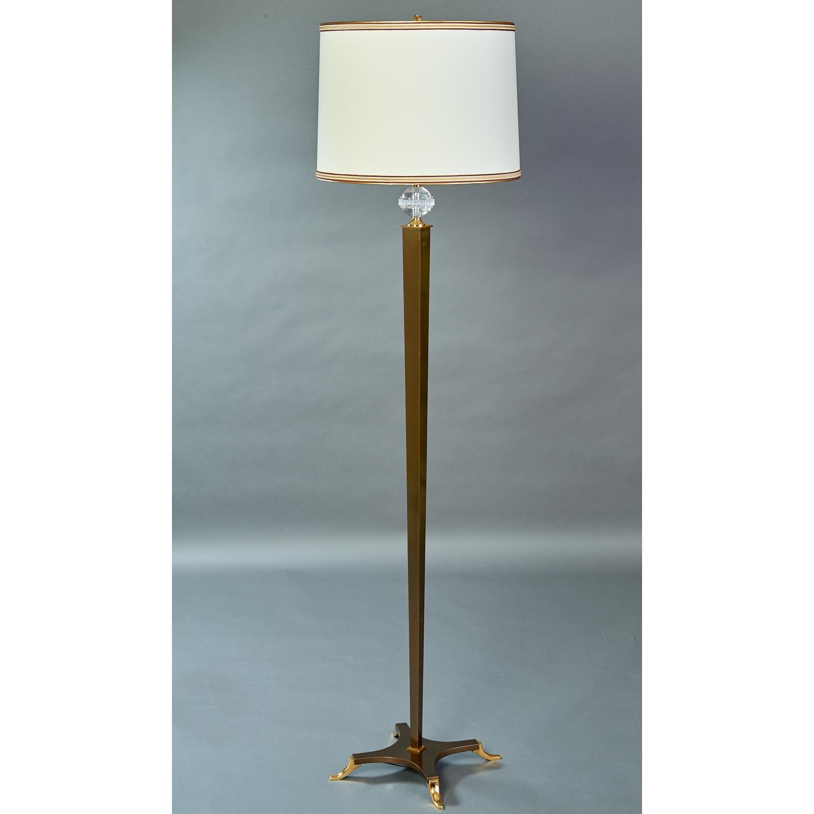 French Elegant Floor Lamp by Dominique, France, 1950s