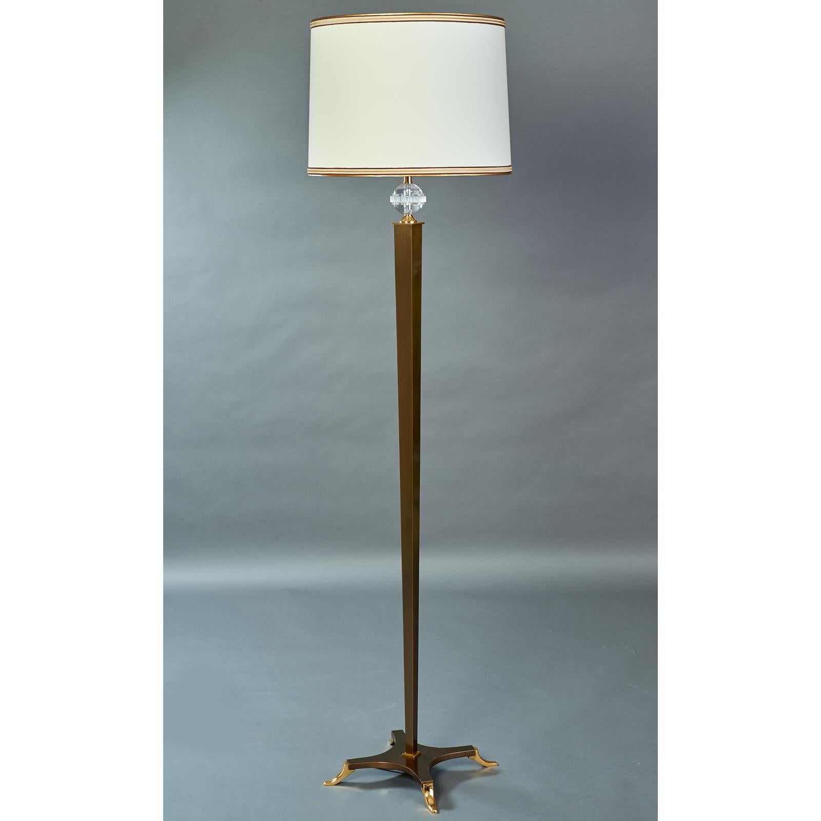 Elegant Floor Lamp by Dominique, France, 1950s In Good Condition In New York, NY