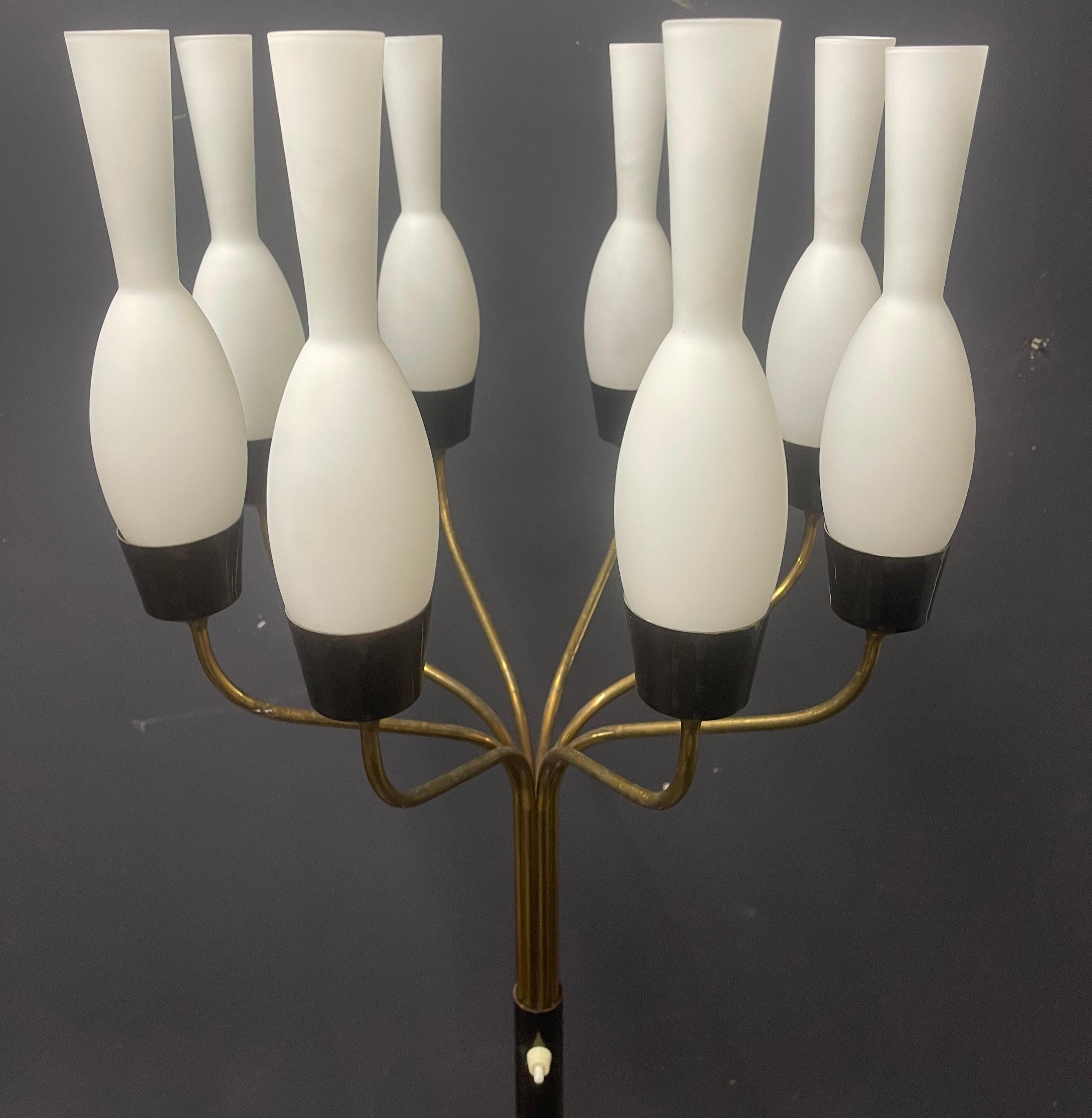 Elegant Fontana Arte Floor Lamp For Sale 5