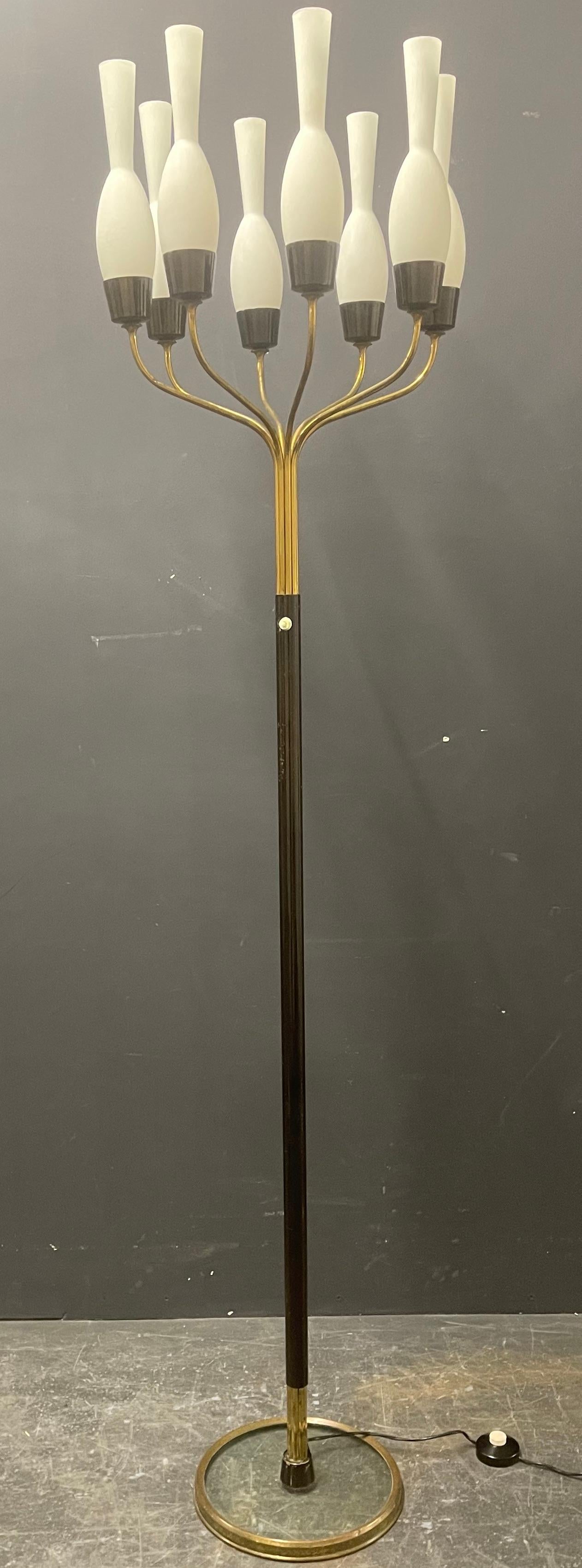 Mid-20th Century Elegant Fontana Arte Floor Lamp For Sale