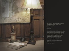 Elegant Frederick Cooper Neoclassical Column Table Lamp, circa 1950