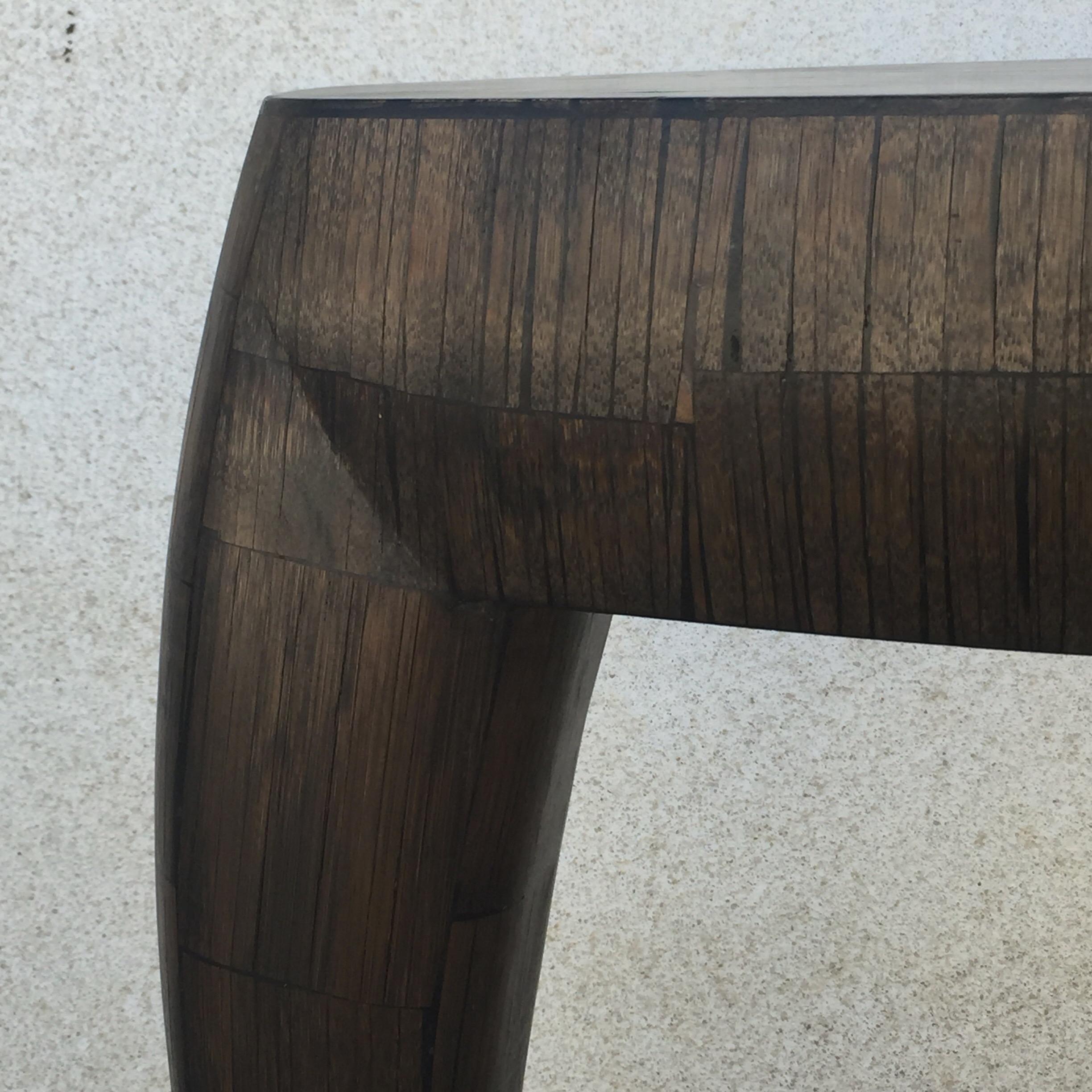 Elegant Freeform Console by Ria Augousti, Paris 1