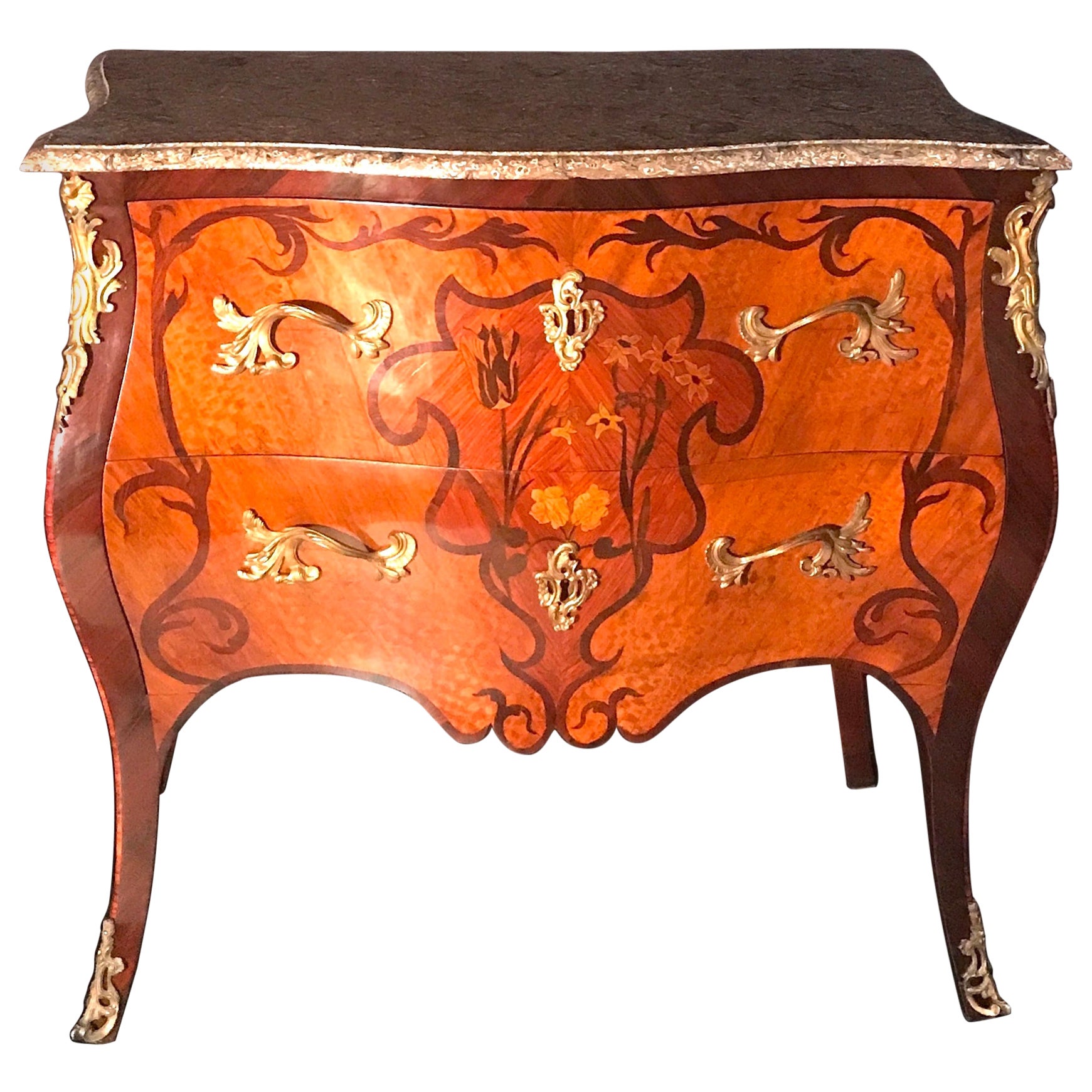 Elegant French 18th Century Commode Louis XV Period