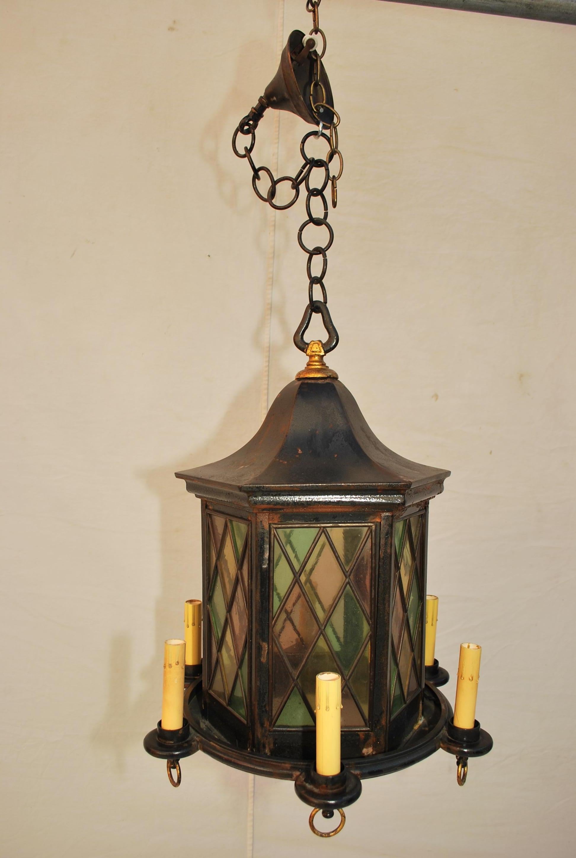 Mid-20th Century Elegant French 1930's lantern For Sale