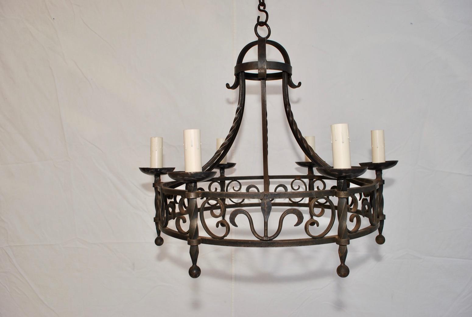 We have over three thousand antique sconces and over one thousand antique lights, if you need a specific pair of sconces or lights use the contact dealer button to ask us, we might have it in our store
We also have our own line of wrought iron