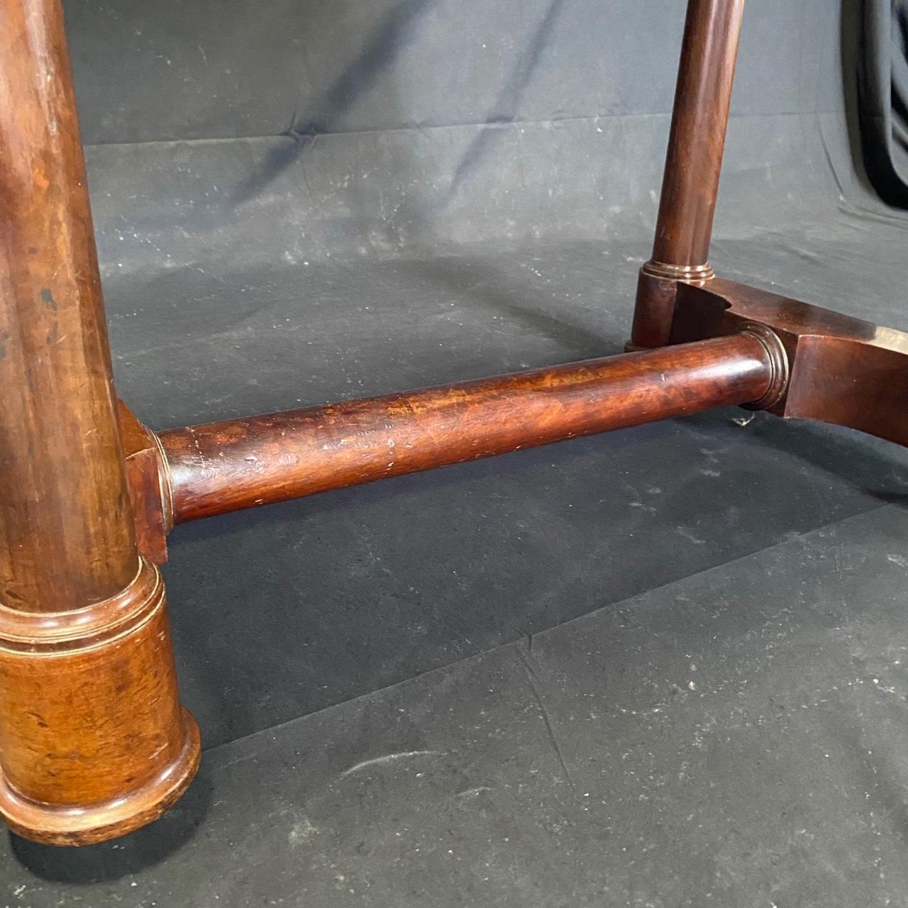 Elegant French 19th Century Empire Vanity with Original Marble Top For Sale 9