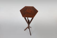 Elegant French Art Deco console in wood from the 1930s