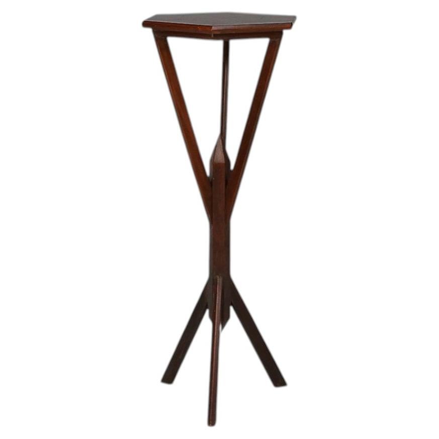 Elegant French Art Deco console in wood from the 1930s