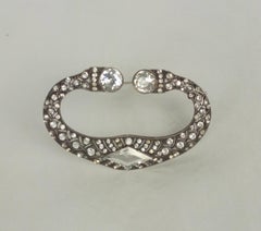 Elegant French Art Deco Paste Brooch