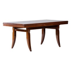 Elegant French Art Deco Table, Macassar, 1940s