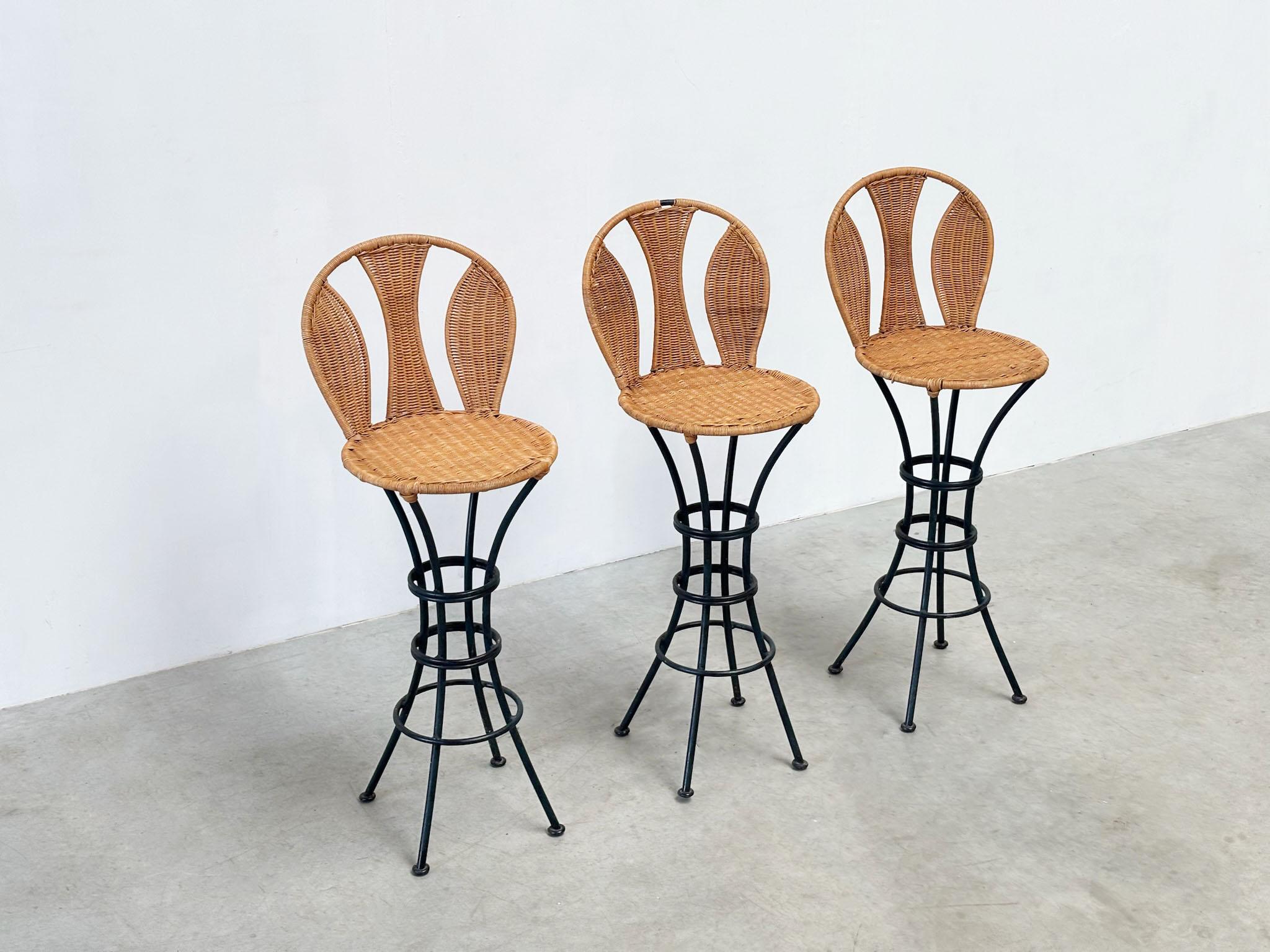 Elegants tabourets de bar français en vente 2